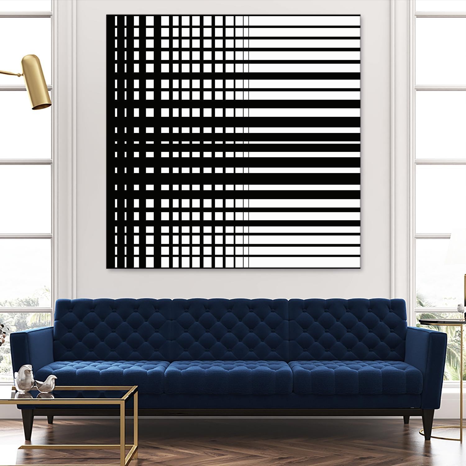 Vibing II by Daleno Art on GIANT ART - white patterns abstrait
