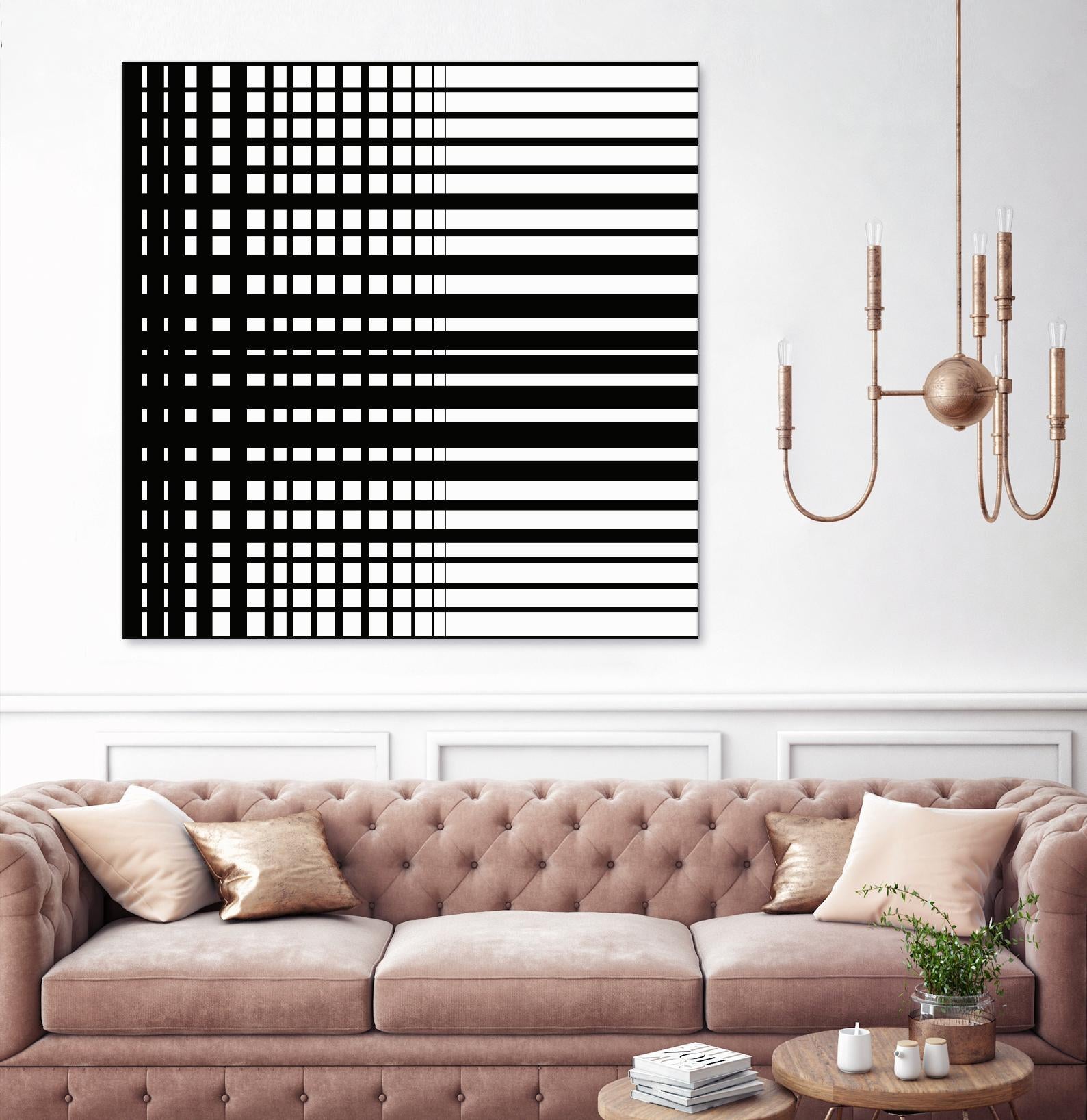Vibing II by Daleno Art on GIANT ART - white patterns abstrait