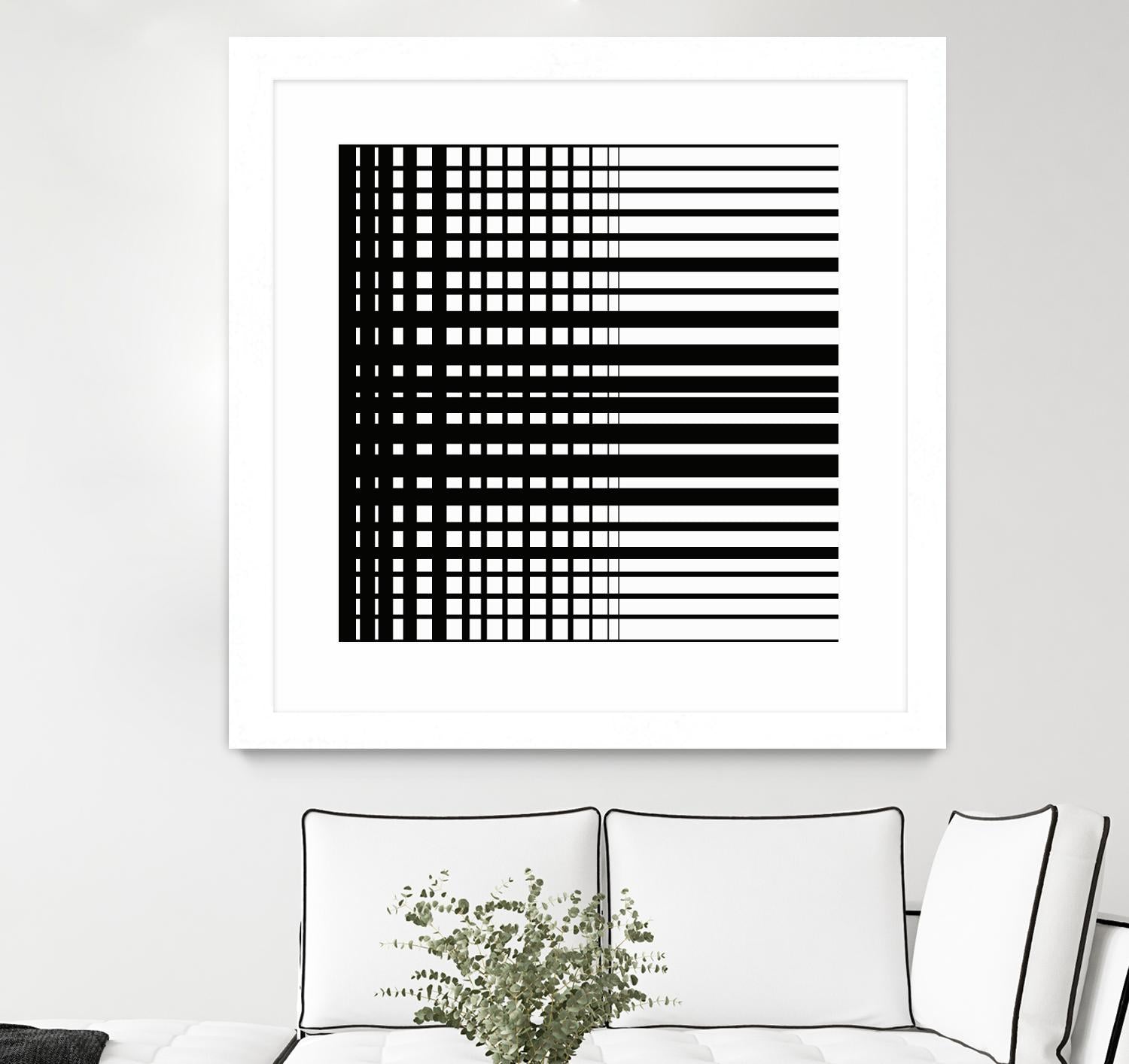Vibing II by Daleno Art on GIANT ART - white patterns abstrait