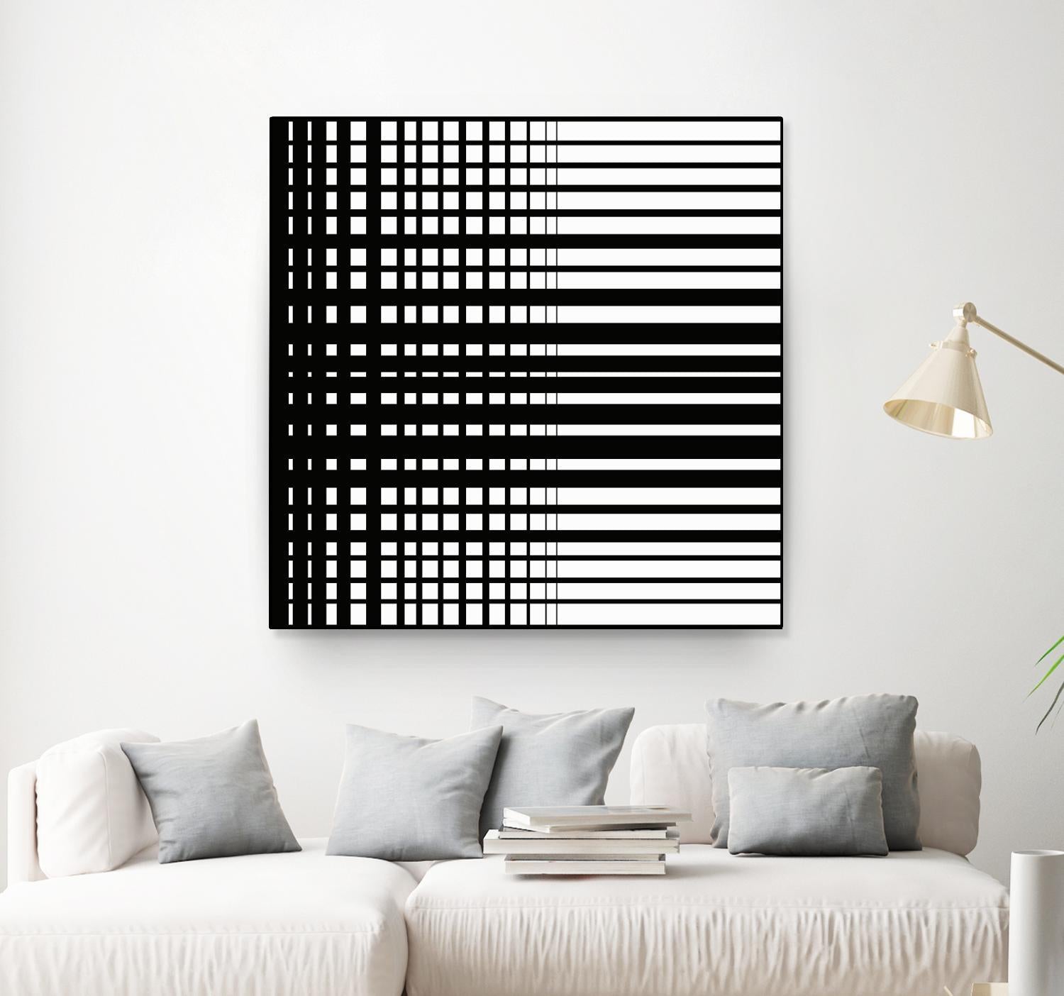 Vibing II by Daleno Art on GIANT ART - white patterns abstrait