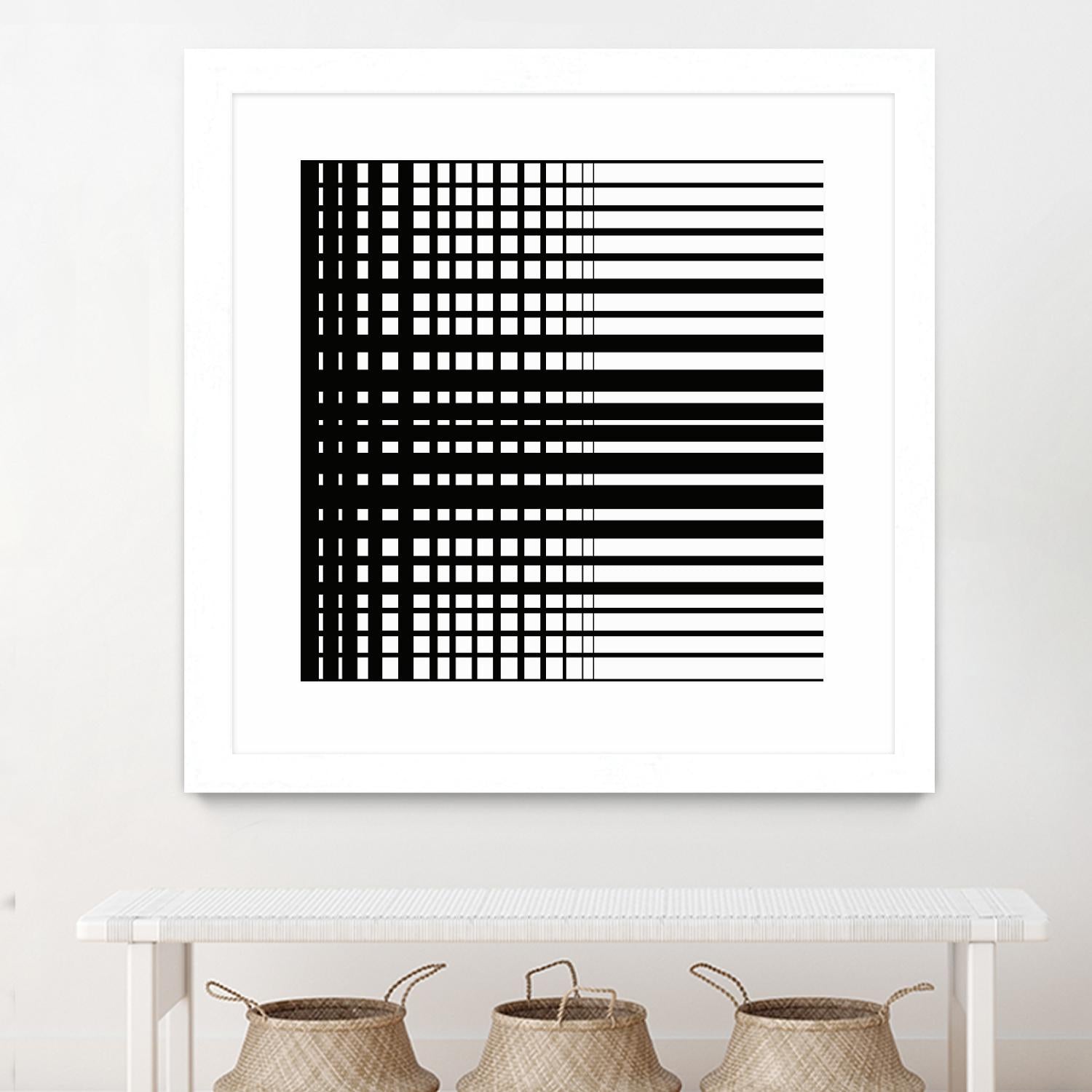 Vibing II by Daleno Art on GIANT ART - white patterns abstrait