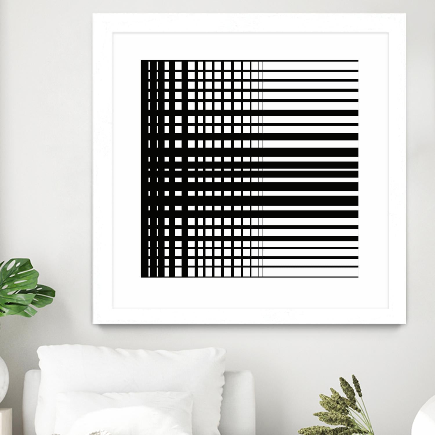 Vibing II by Daleno Art on GIANT ART - white patterns abstrait