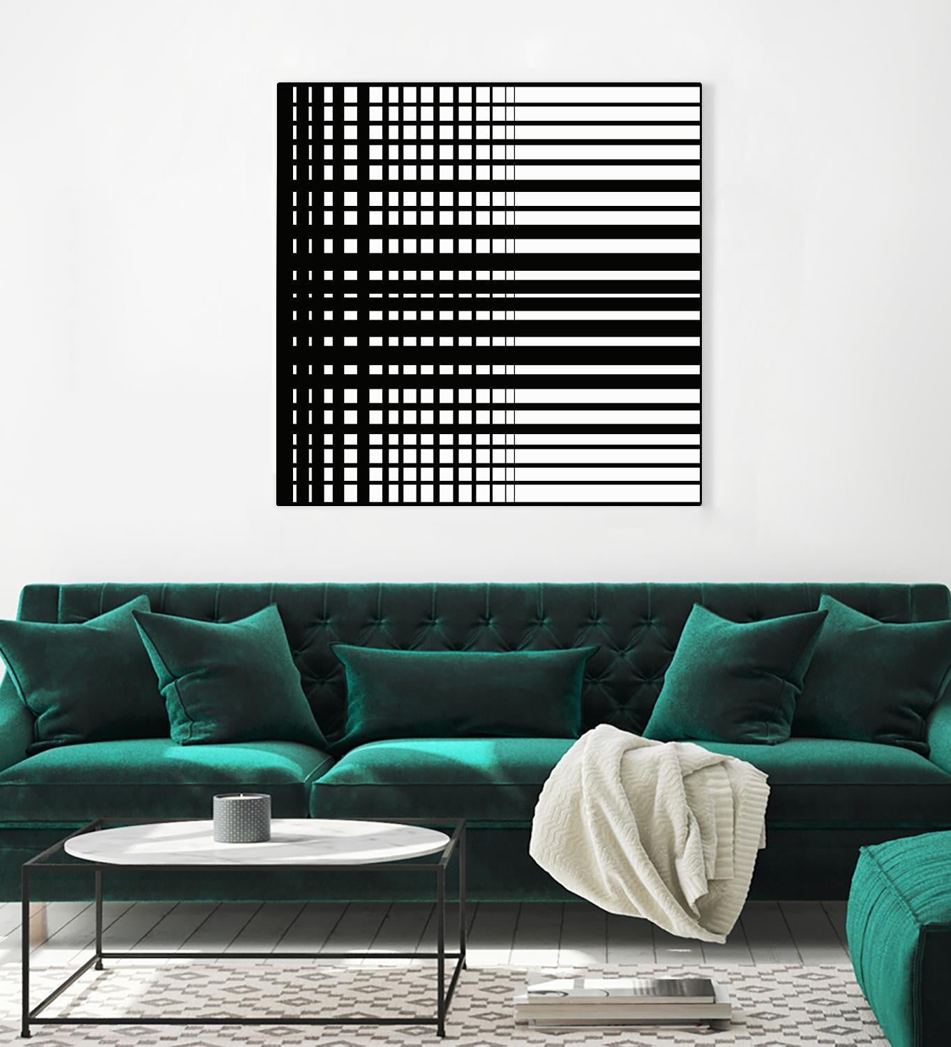 Vibing II by Daleno Art on GIANT ART - white patterns abstrait
