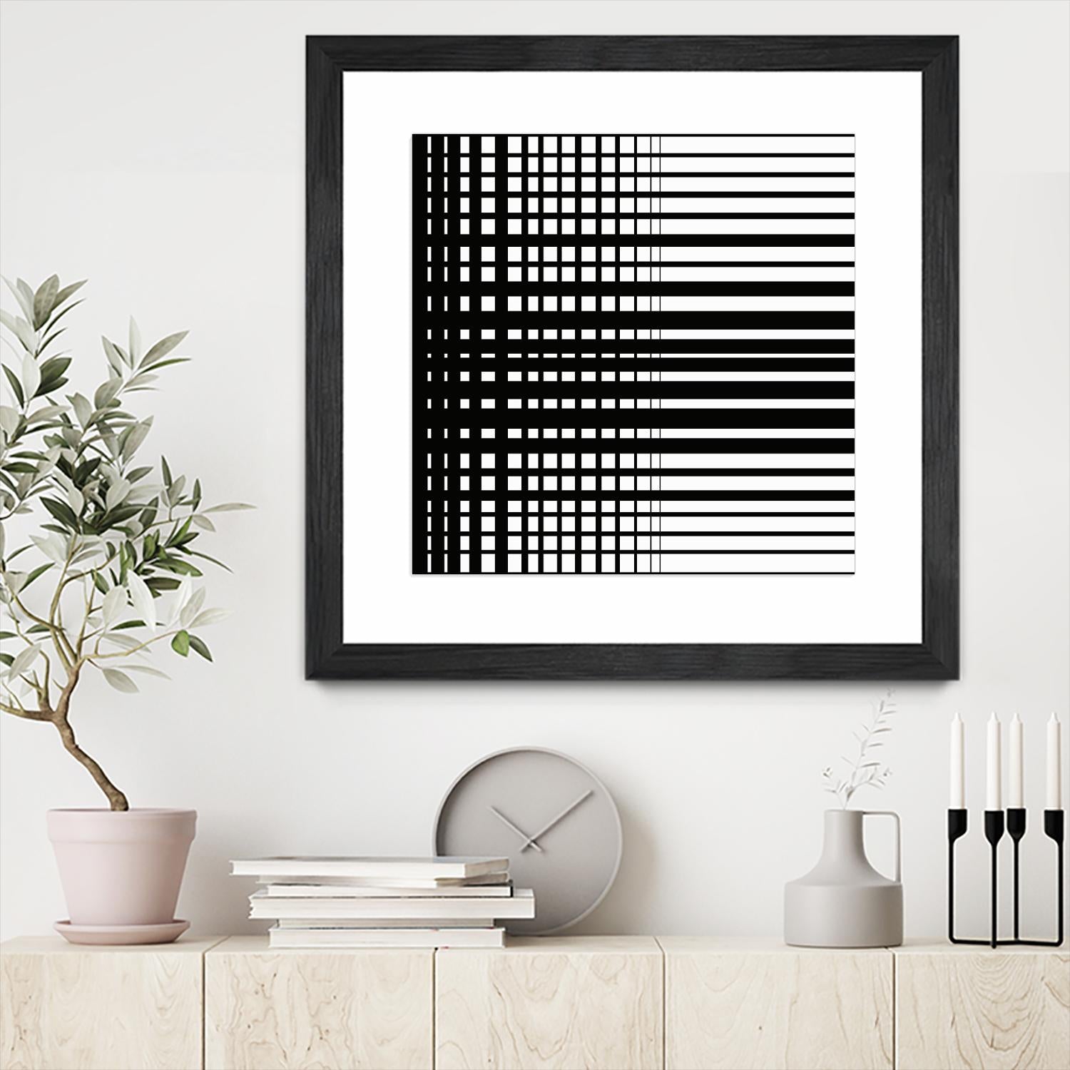 Vibing II by Daleno Art on GIANT ART - white patterns abstrait