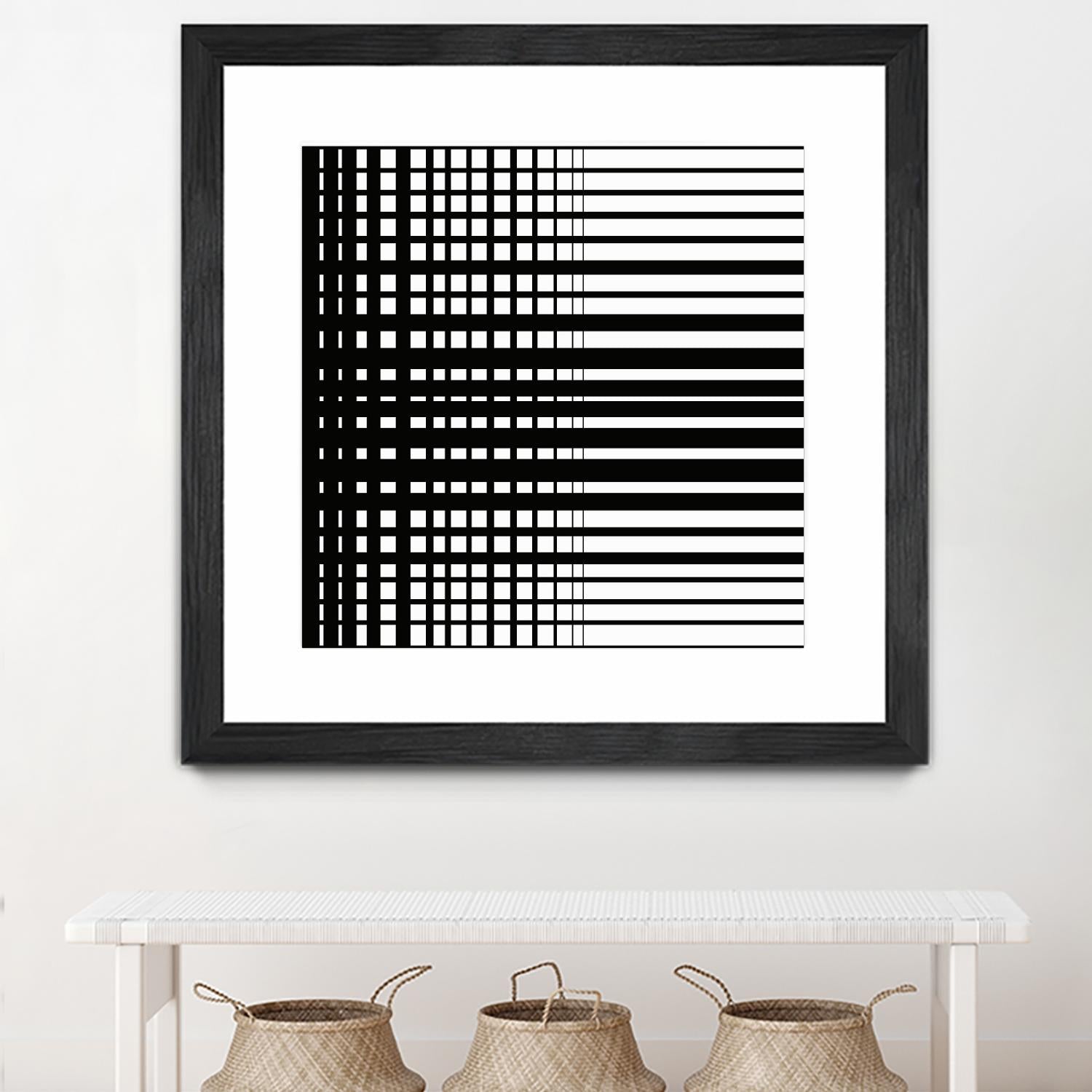 Vibing II by Daleno Art on GIANT ART - white patterns abstrait