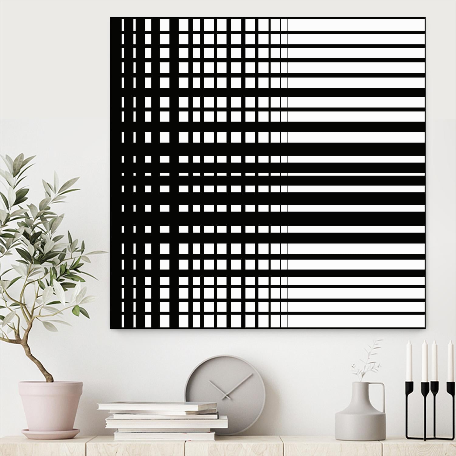 Vibing II by Daleno Art on GIANT ART - white patterns abstrait