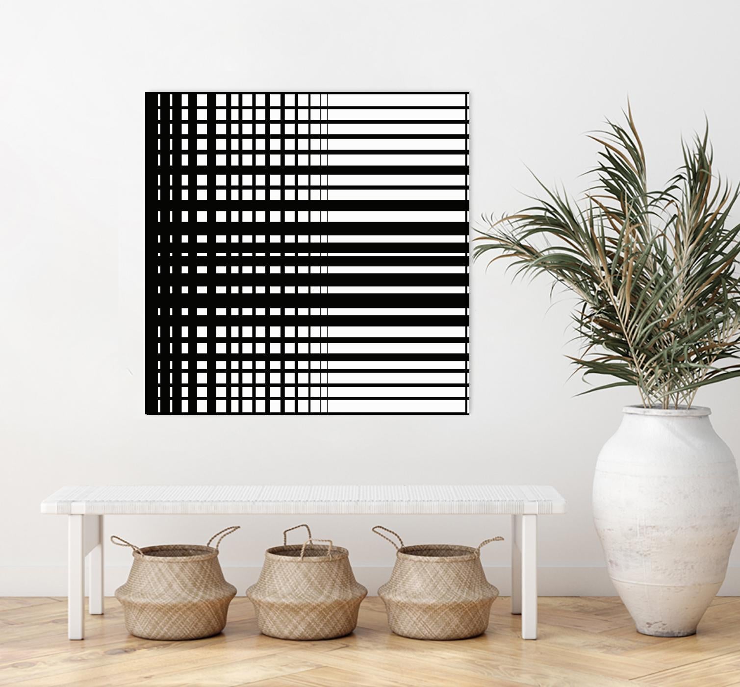 Vibing II by Daleno Art on GIANT ART - white patterns abstrait