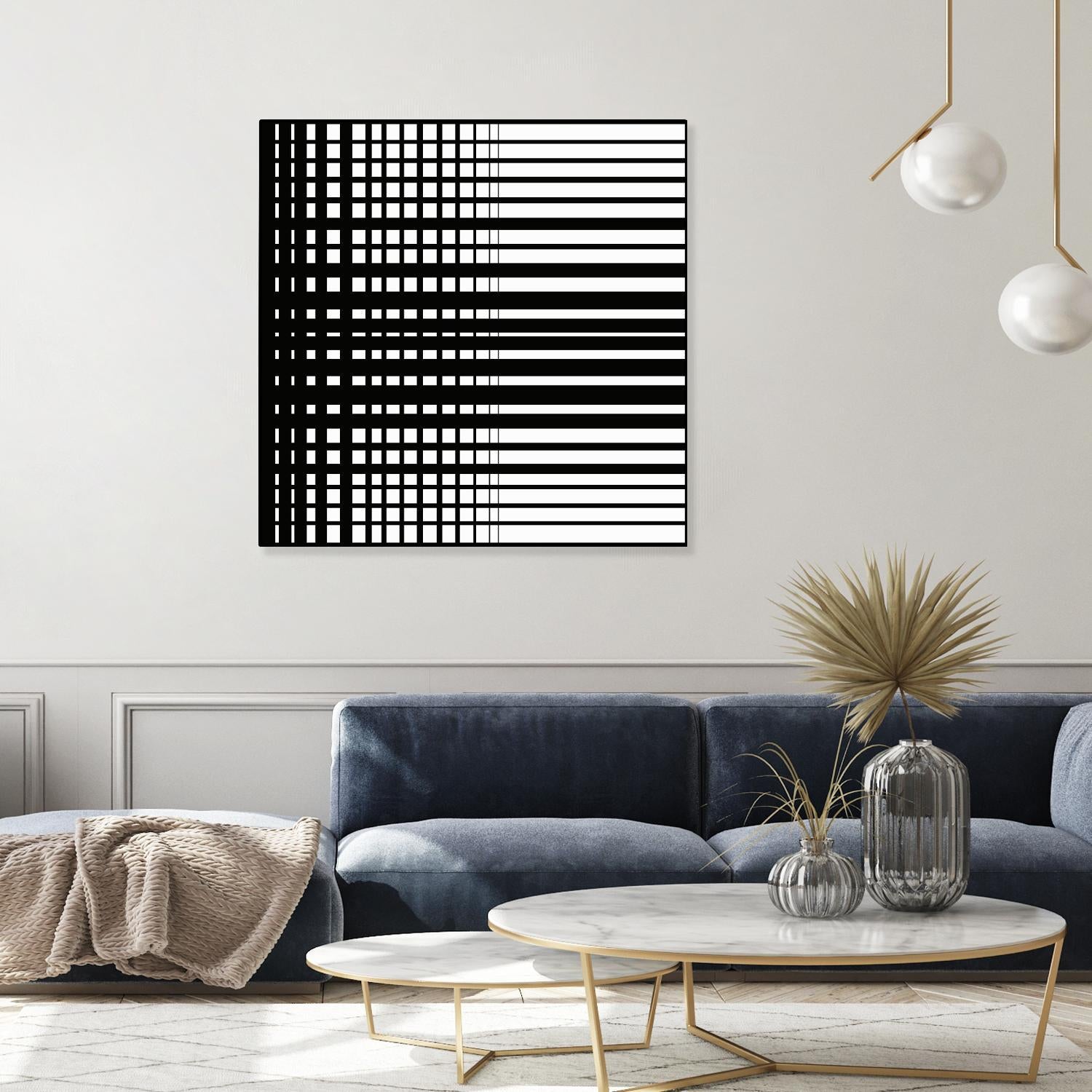 Vibing II by Daleno Art on GIANT ART - white patterns abstrait