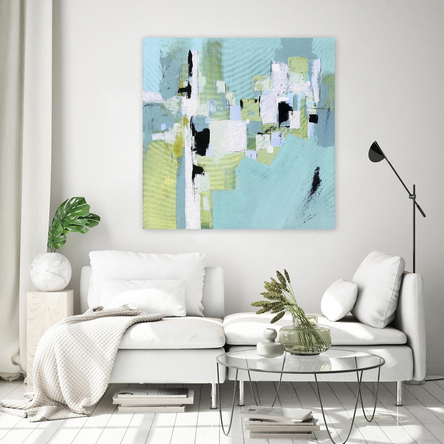 Obstructive Steps by Daleno Art on GIANT ART - green abstract abstract