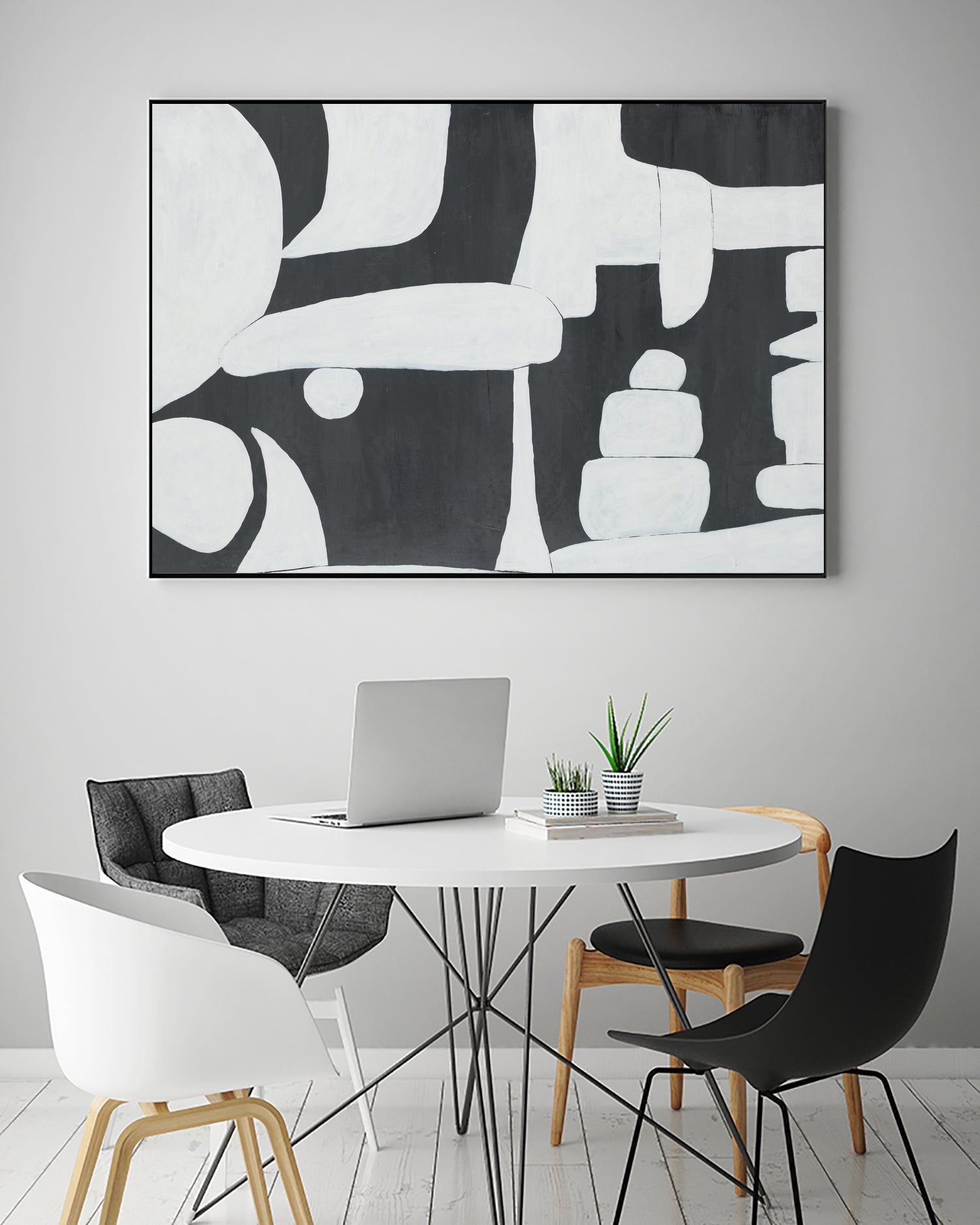 Remembering Decades by Daleno Art on GIANT ART - black abstract