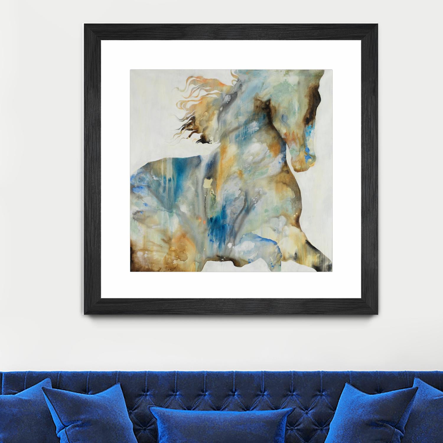 Colt Favorite by Daleno Art on GIANT ART - orange watercolor horse
