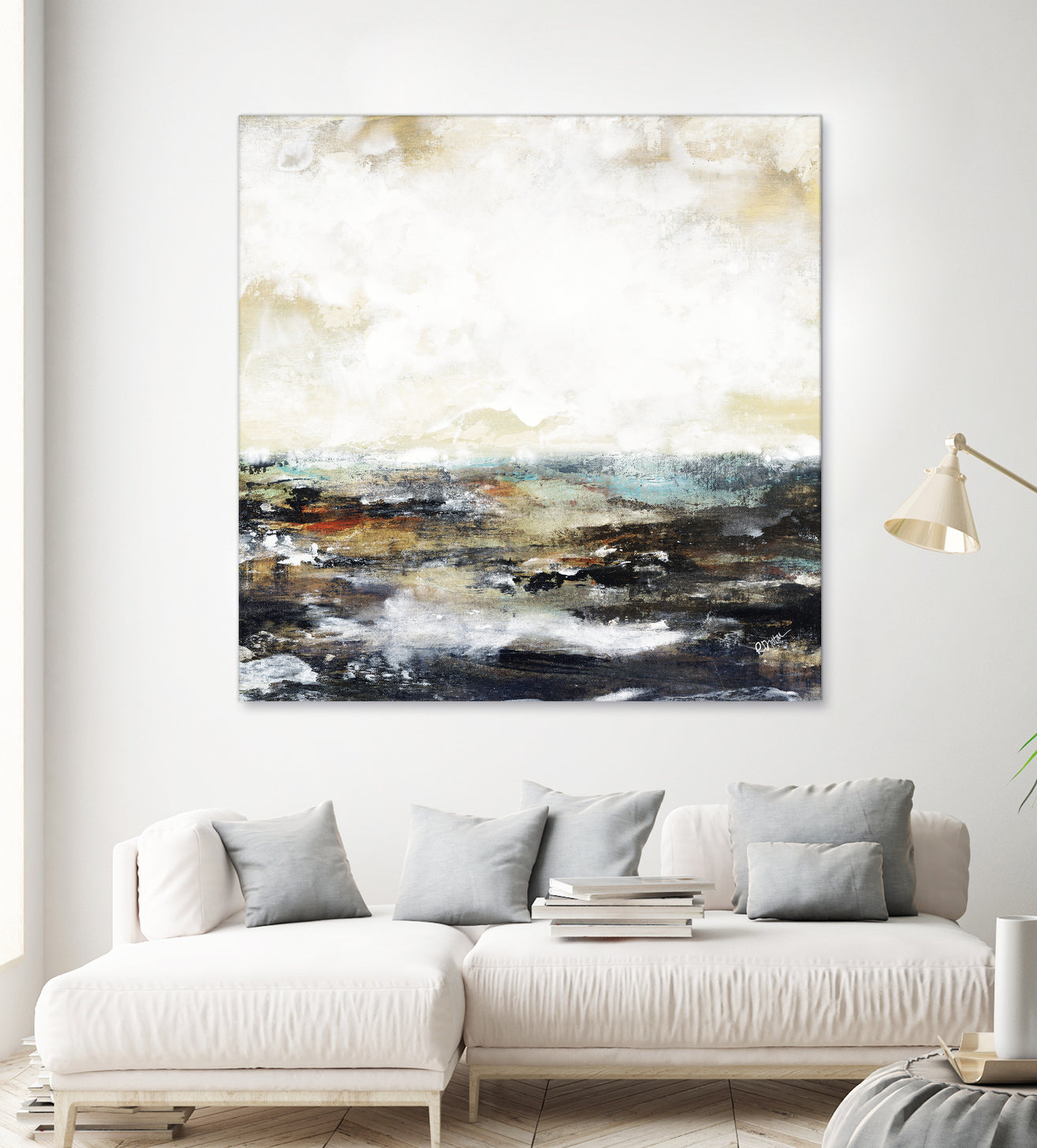 Troubled Waters I by Daleno Art on GIANT ART - multi abstract