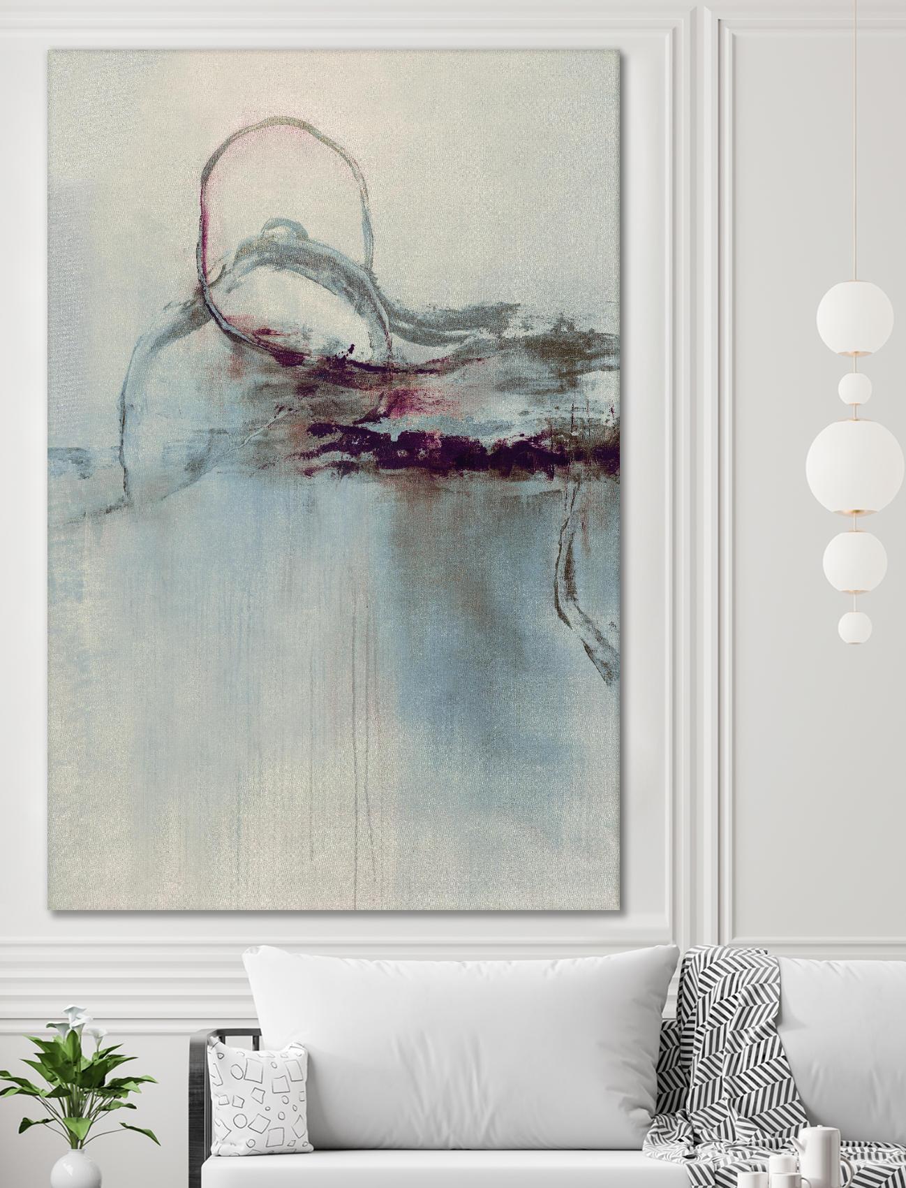 Precision Jump I by Daleno Art on GIANT ART - beige abstract