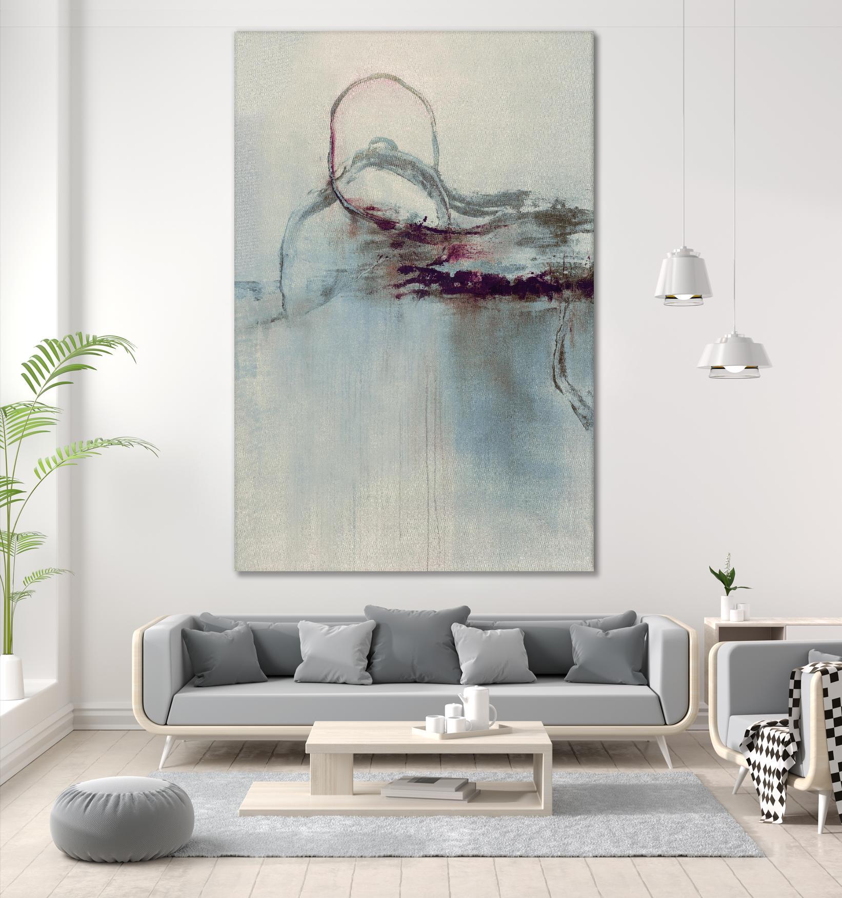 Precision Jump I by Daleno Art on GIANT ART - beige abstract