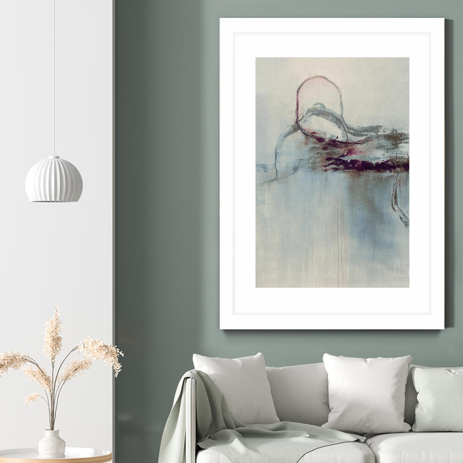 Precision Jump I by Daleno Art on GIANT ART - beige abstract