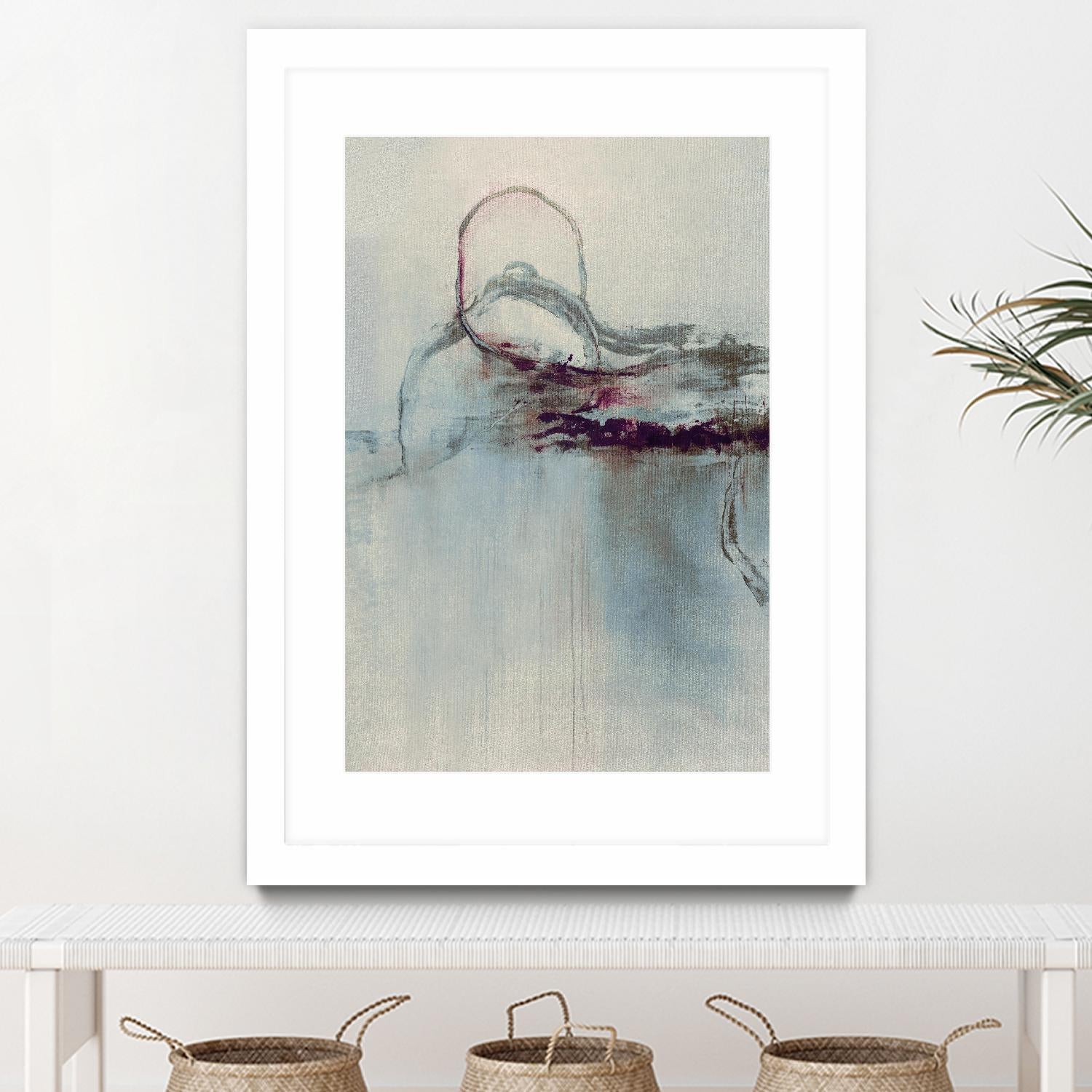 Precision Jump I by Daleno Art on GIANT ART - beige abstract