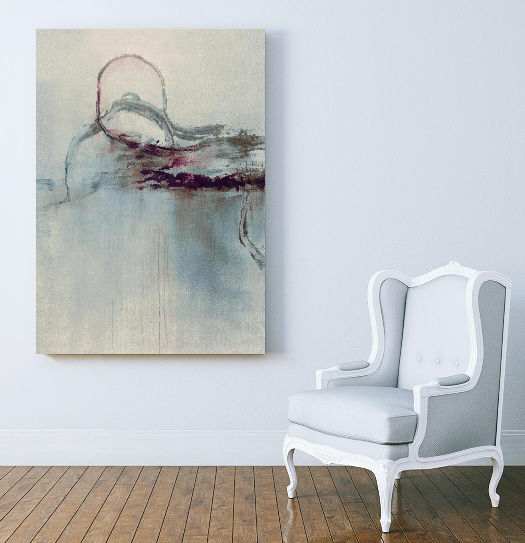 Precision Jump I by Daleno Art on GIANT ART - beige abstract