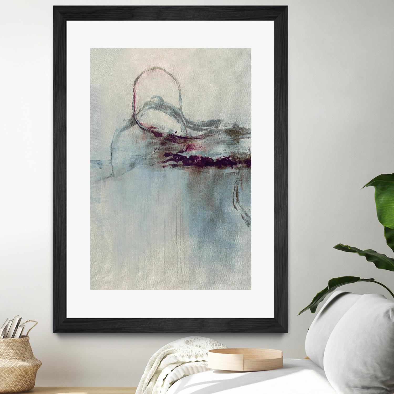 Precision Jump I by Daleno Art on GIANT ART - beige abstract