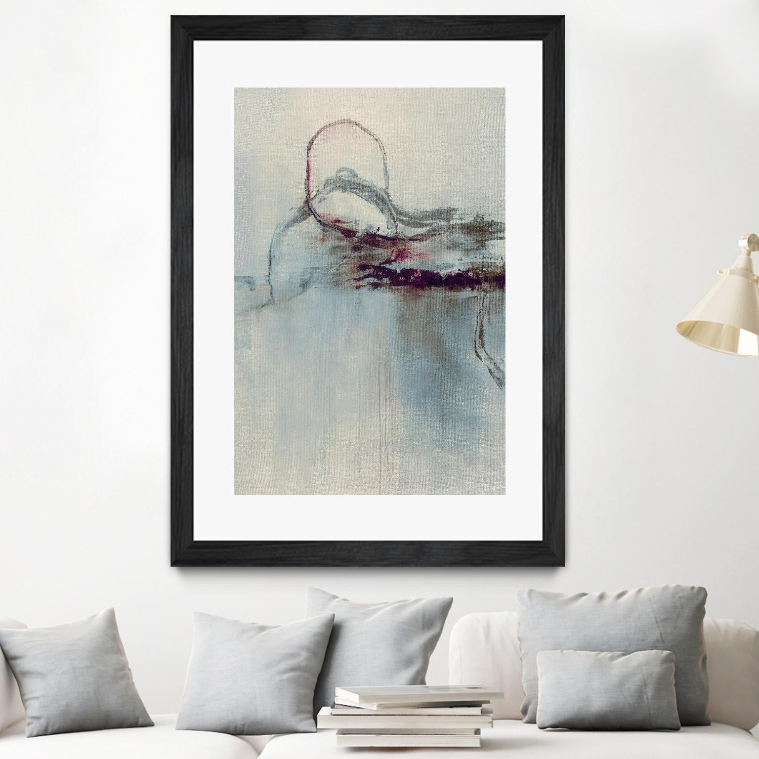 Precision Jump I by Daleno Art on GIANT ART - beige abstract