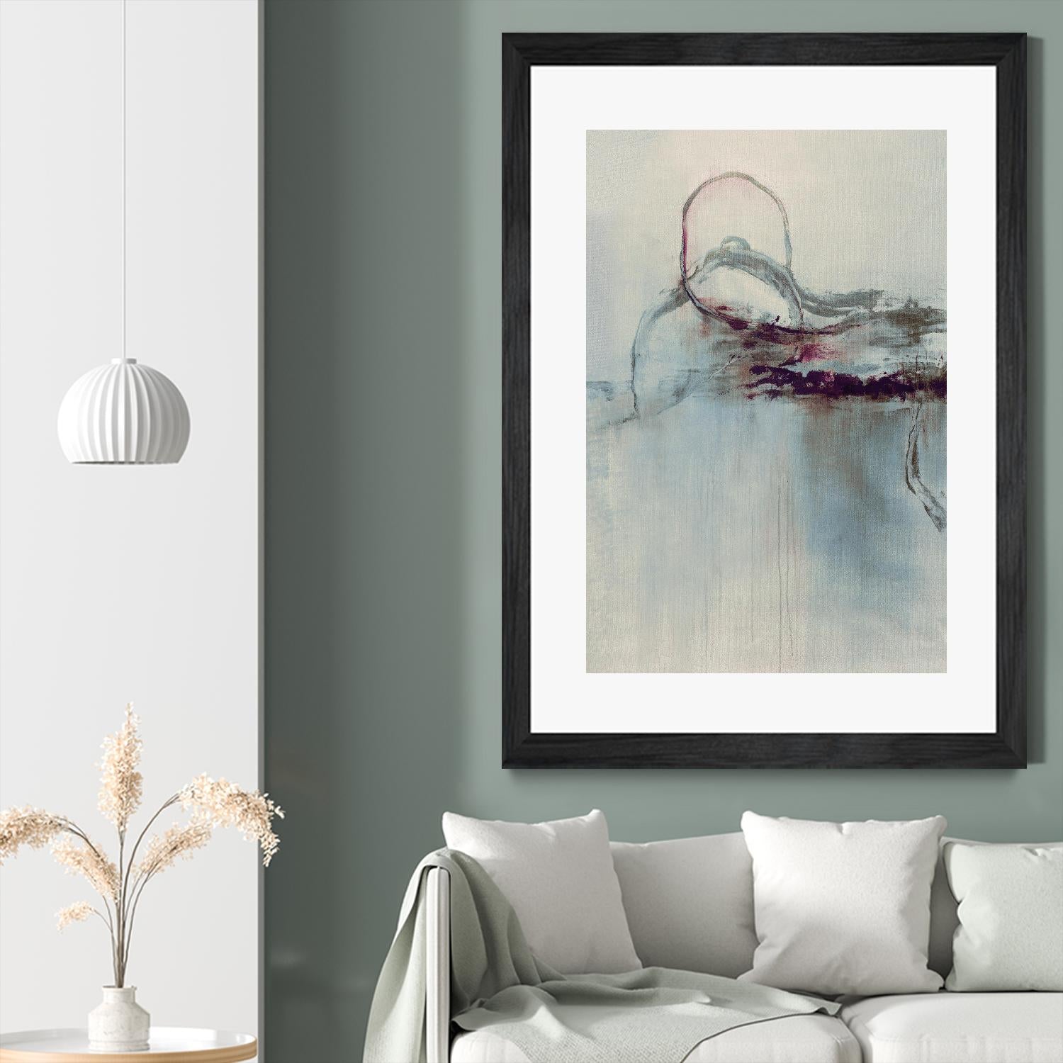 Precision Jump I by Daleno Art on GIANT ART - beige abstract