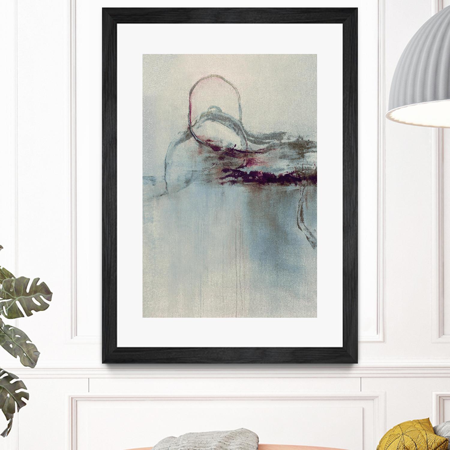 Precision Jump I by Daleno Art on GIANT ART - beige abstract