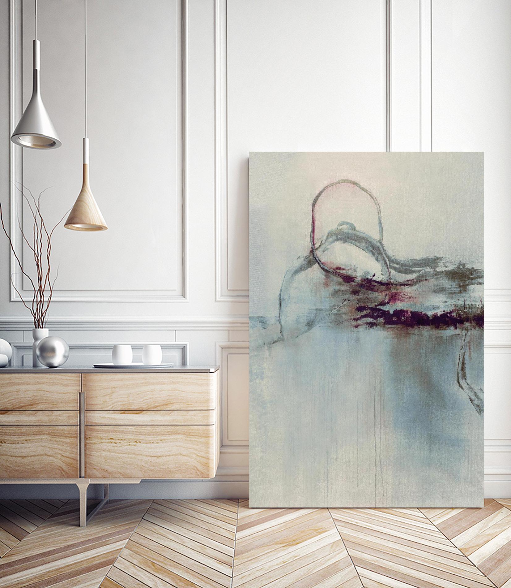 Precision Jump I by Daleno Art on GIANT ART - beige abstract