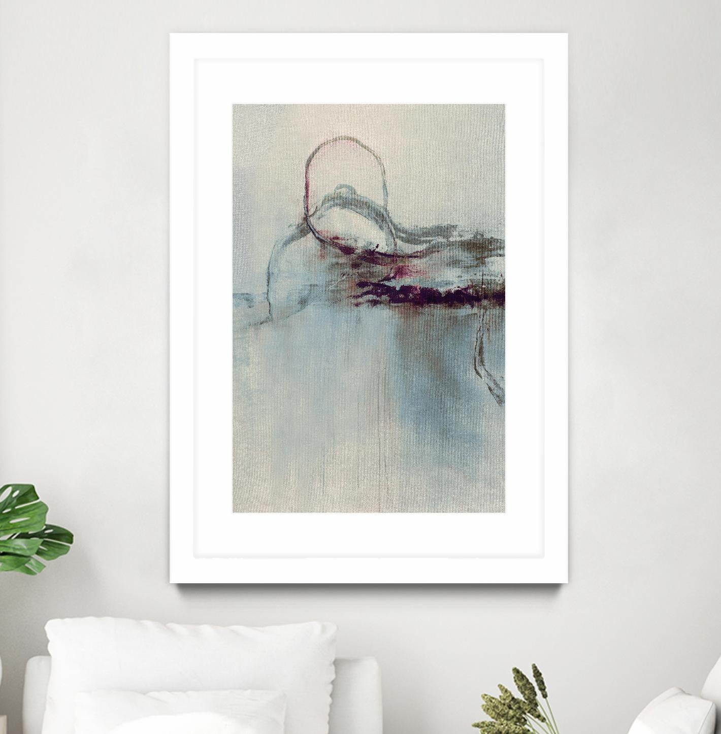 Precision Jump I by Daleno Art on GIANT ART - beige abstract