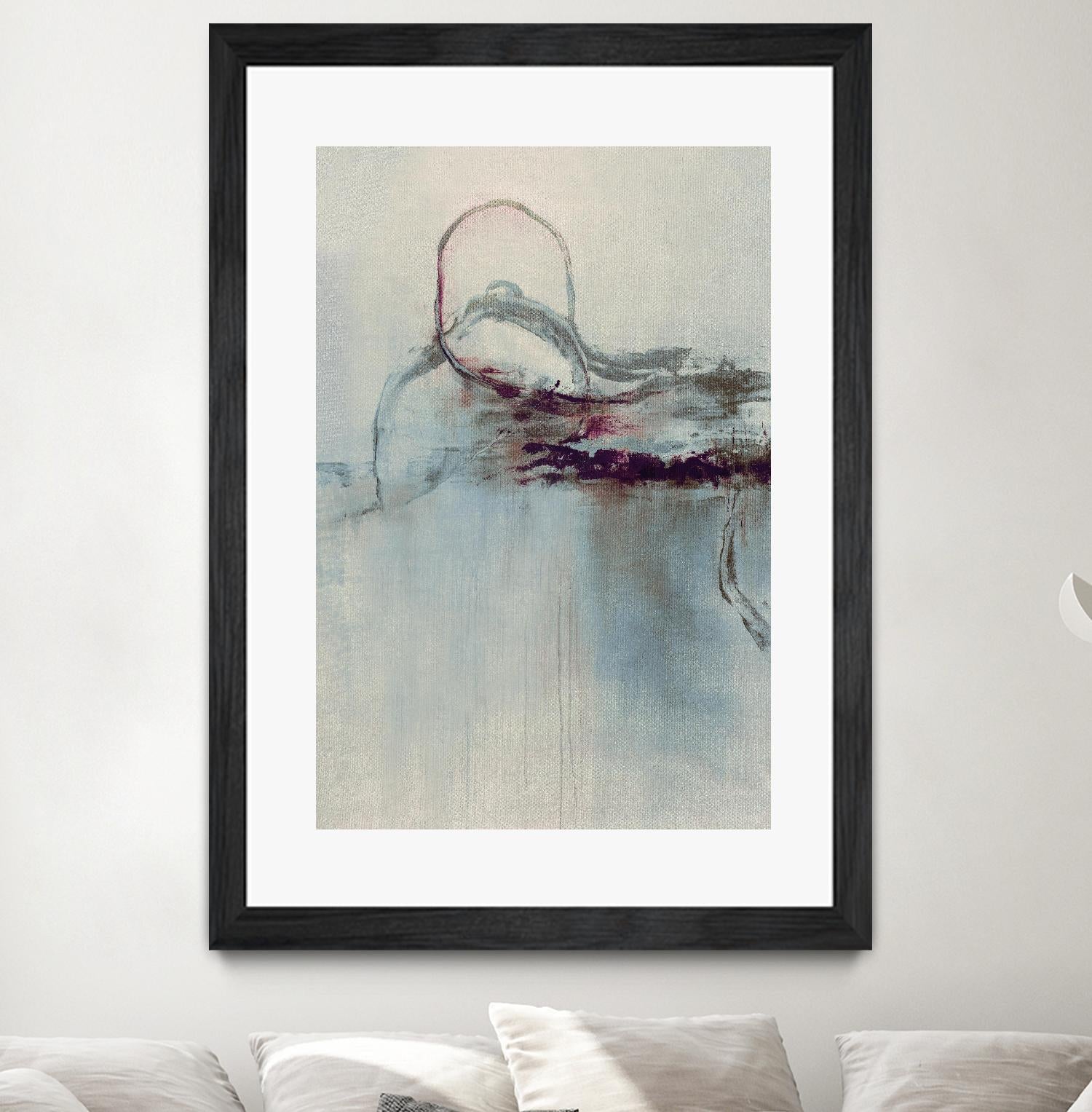 Precision Jump I by Daleno Art on GIANT ART - beige abstract