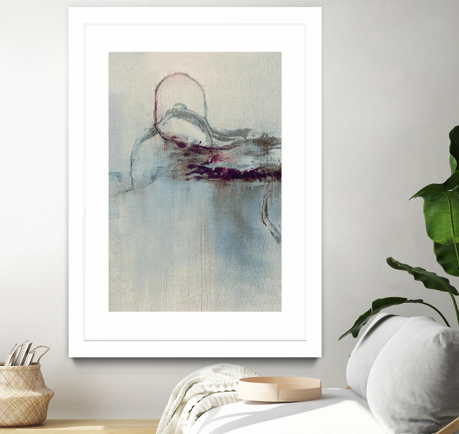 Precision Jump I by Daleno Art on GIANT ART - beige abstract