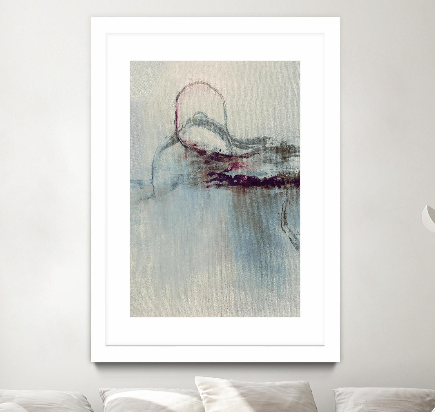 Precision Jump I by Daleno Art on GIANT ART - beige abstract