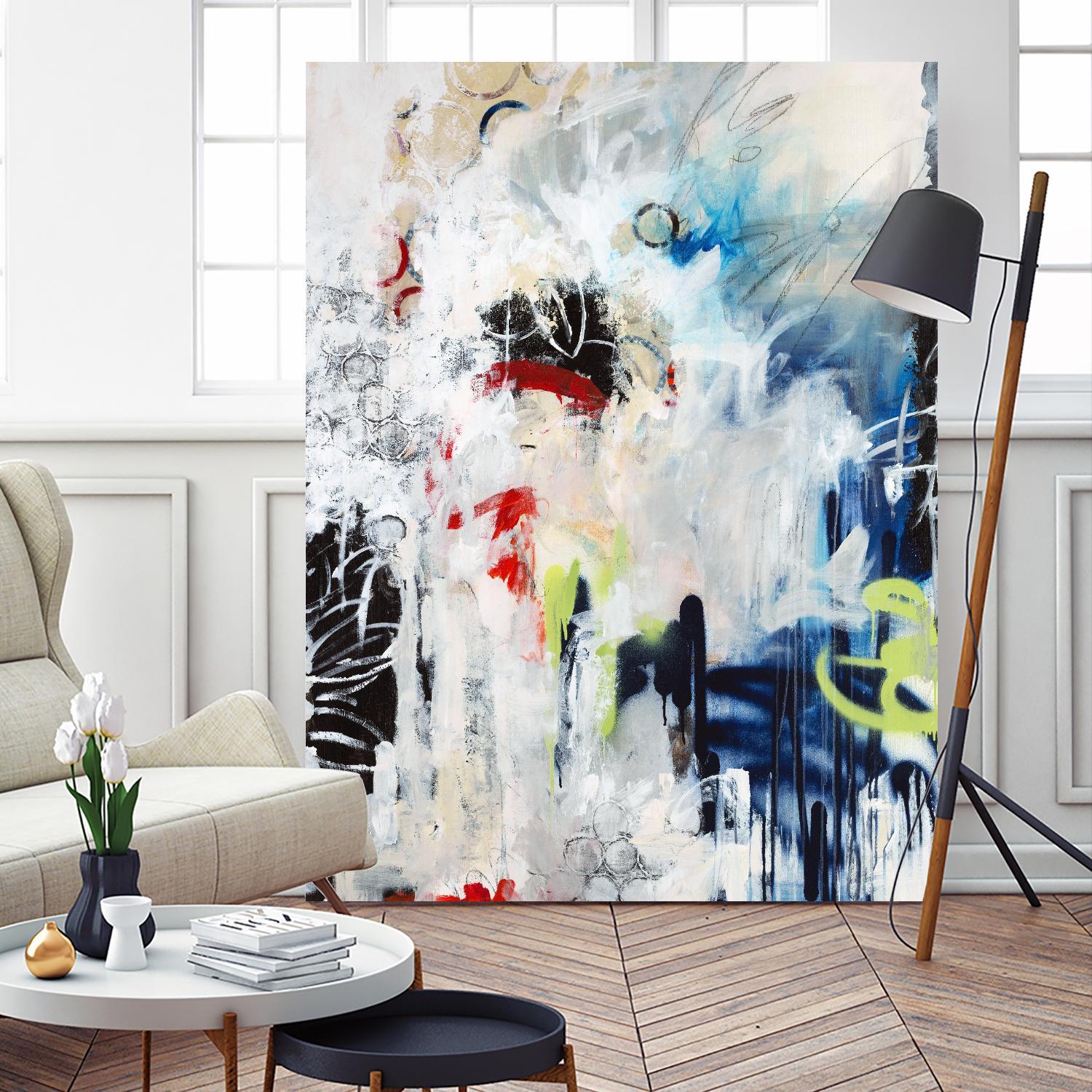 Painted Vase by Daleno Art on GIANT ART - abstract