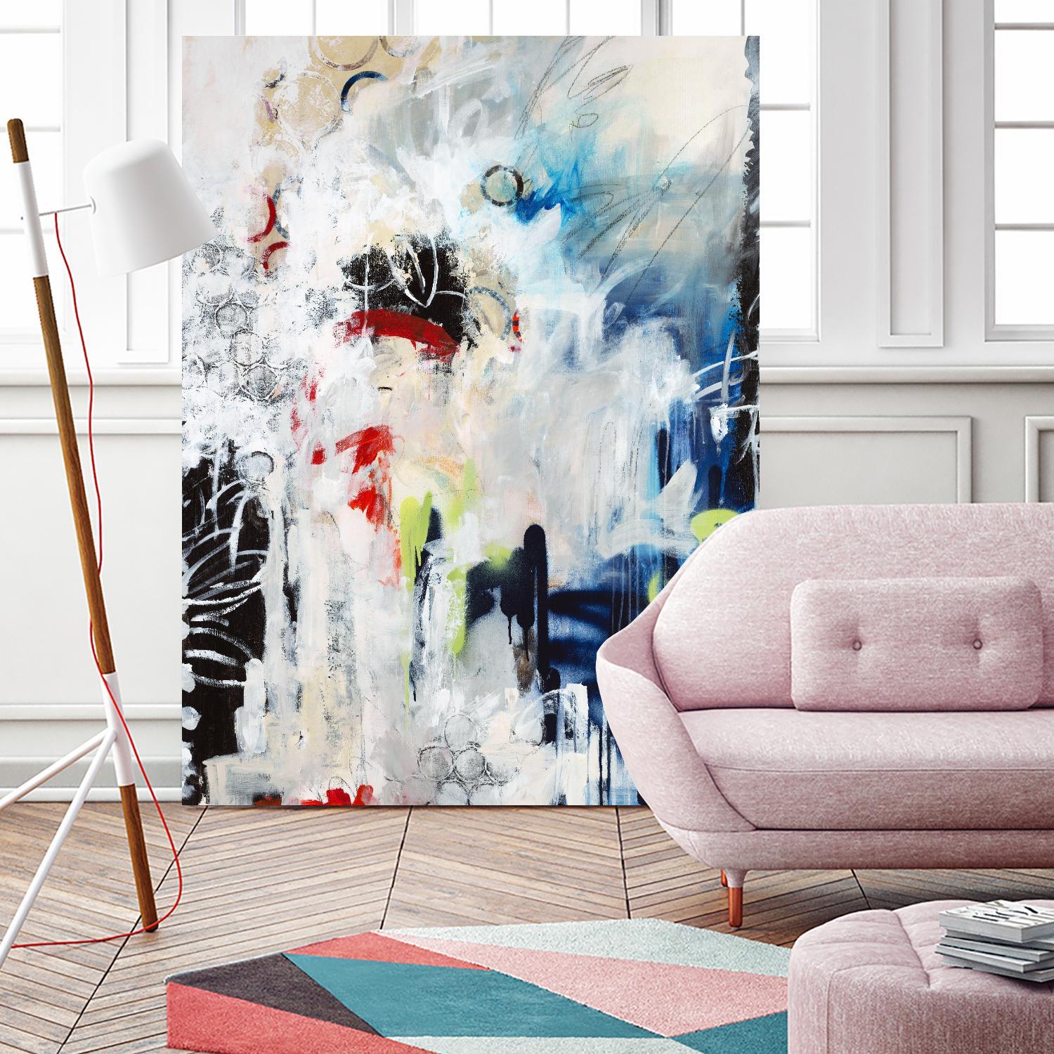 Painted Vase by Daleno Art on GIANT ART - abstract