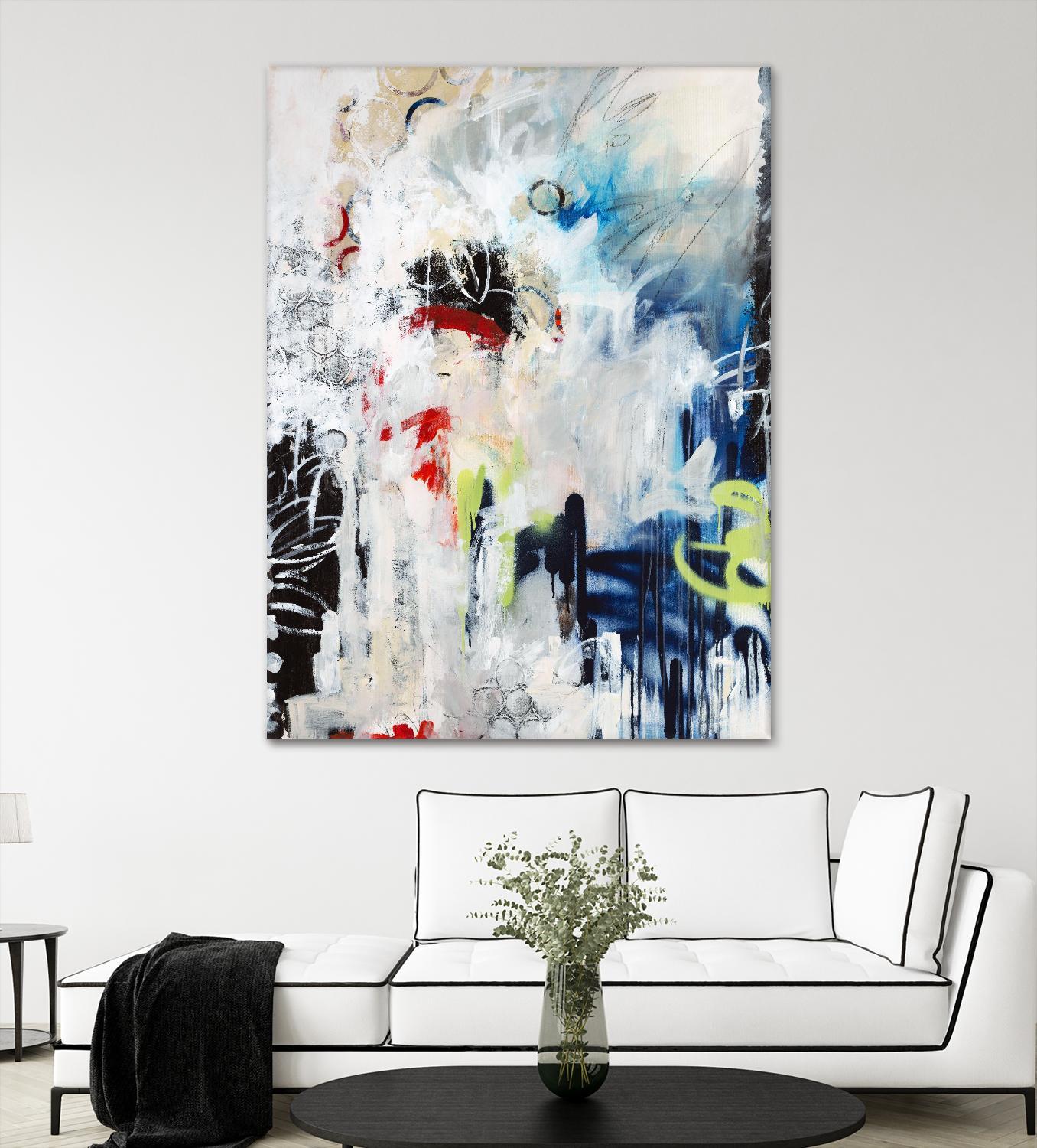 Painted Vase by Daleno Art on GIANT ART - abstract