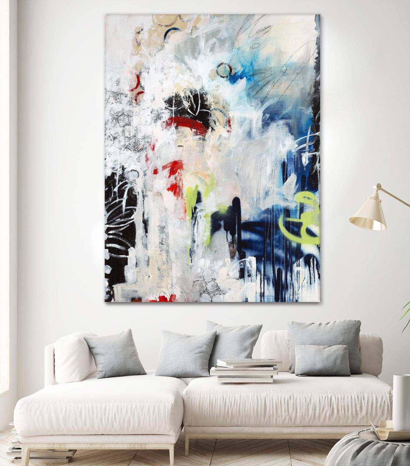 Painted Vase by Daleno Art on GIANT ART - abstract