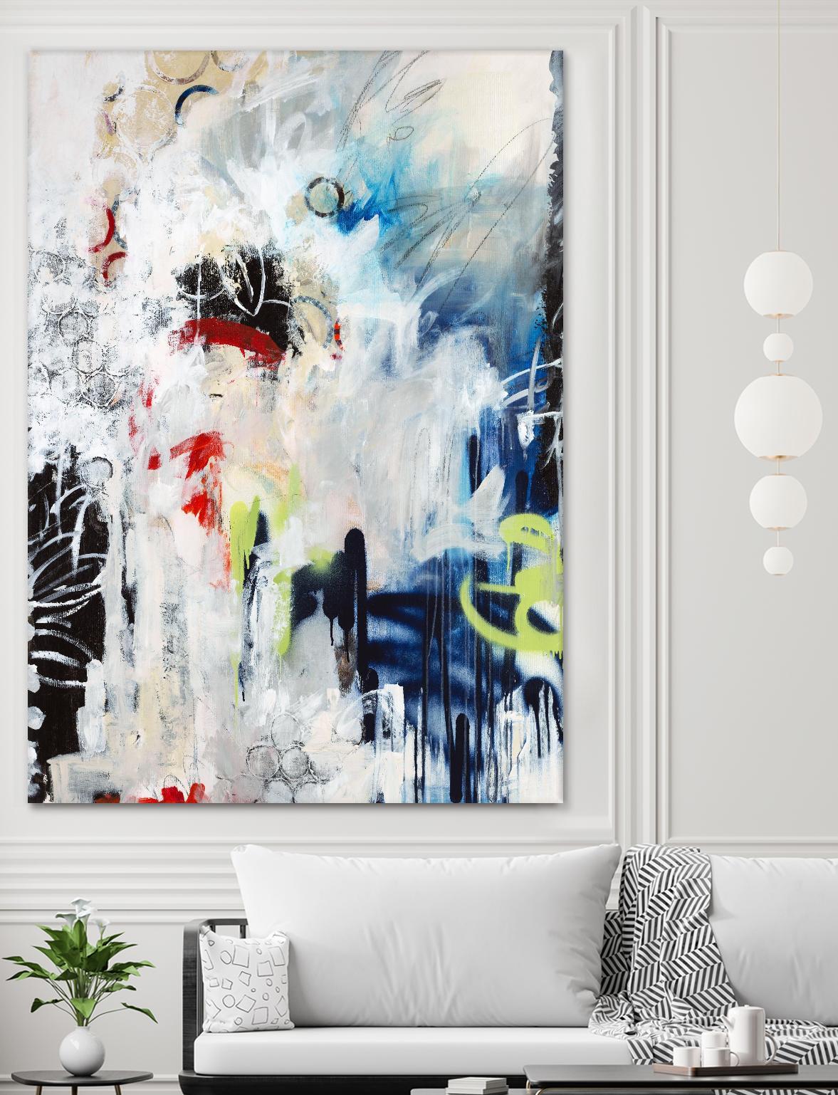 Painted Vase by Daleno Art on GIANT ART - abstract