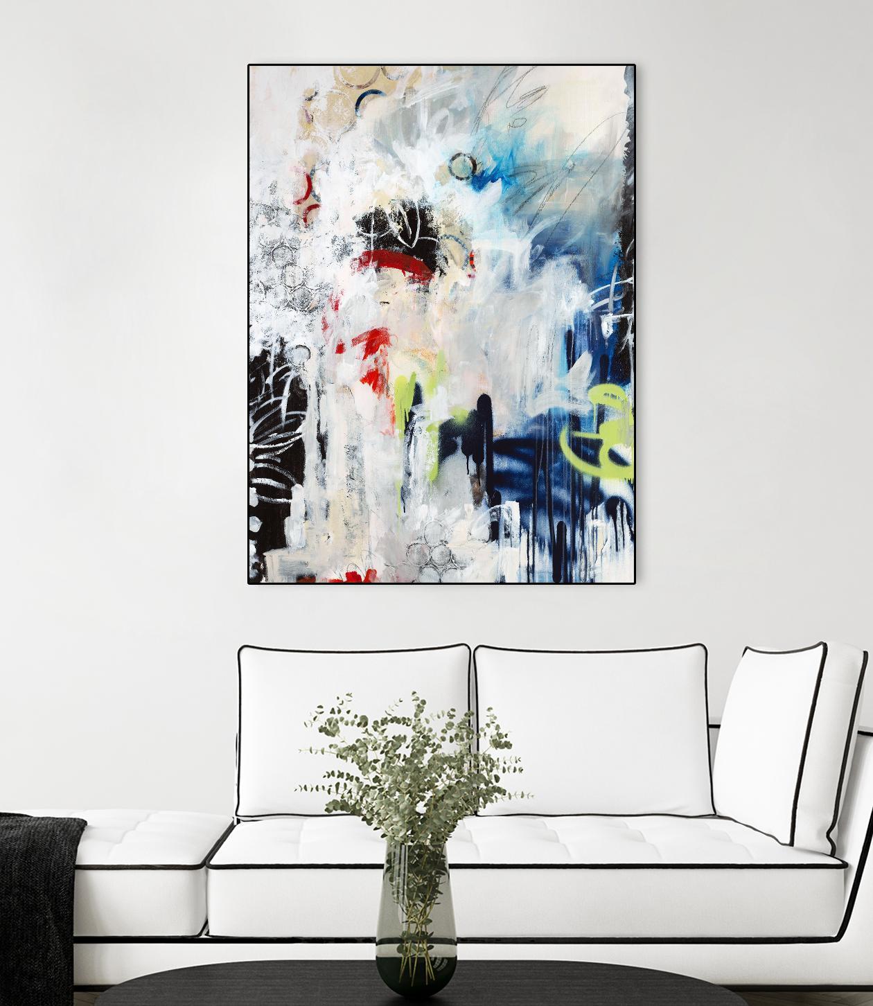 Painted Vase by Daleno Art on GIANT ART - abstract