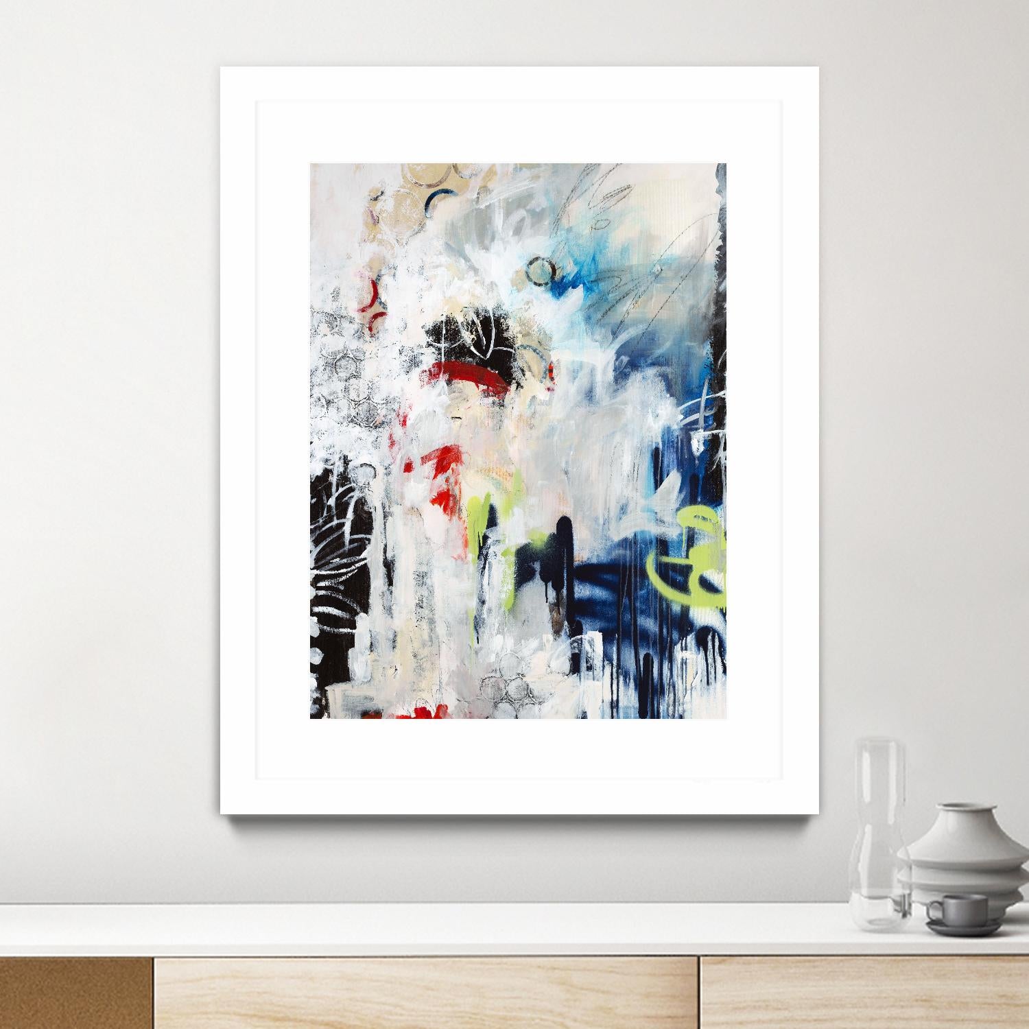 Painted Vase by Daleno Art on GIANT ART - red abstract abstract