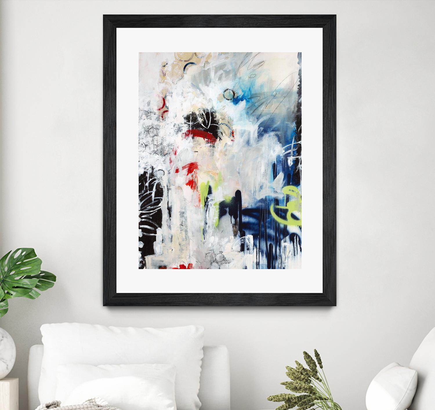 Painted Vase by Daleno Art on GIANT ART - red abstract abstract