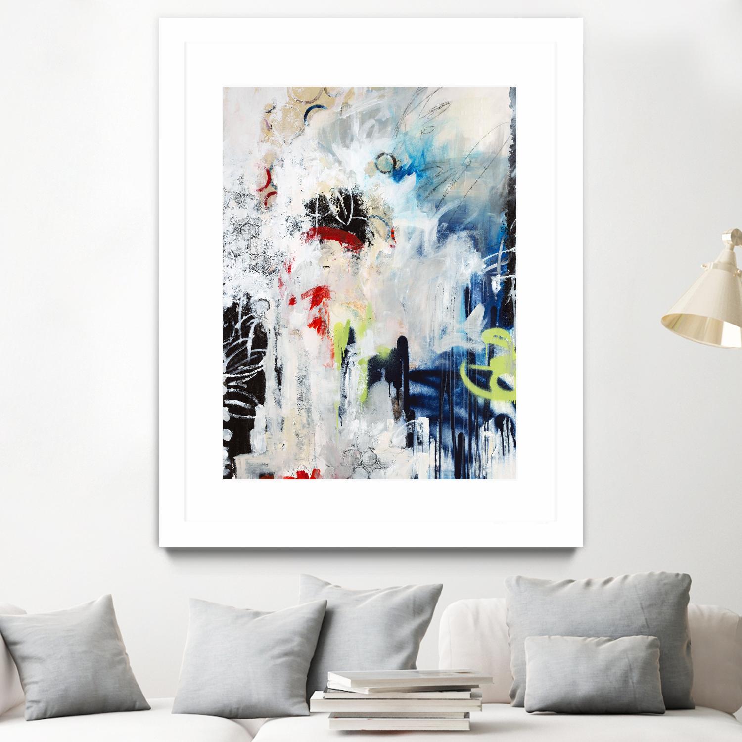 Painted Vase by Daleno Art on GIANT ART - red abstract abstract