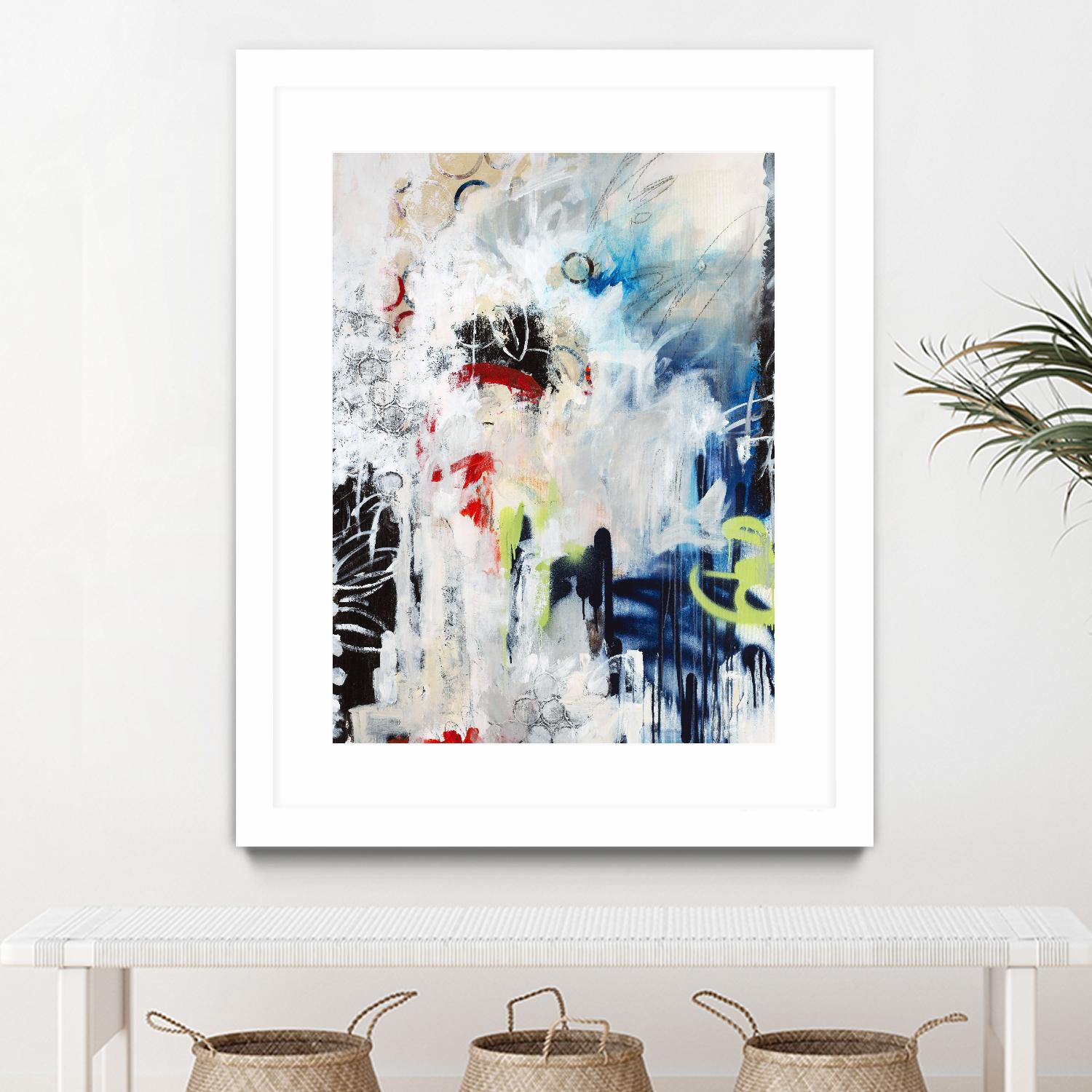 Painted Vase by Daleno Art on GIANT ART - red abstract abstract