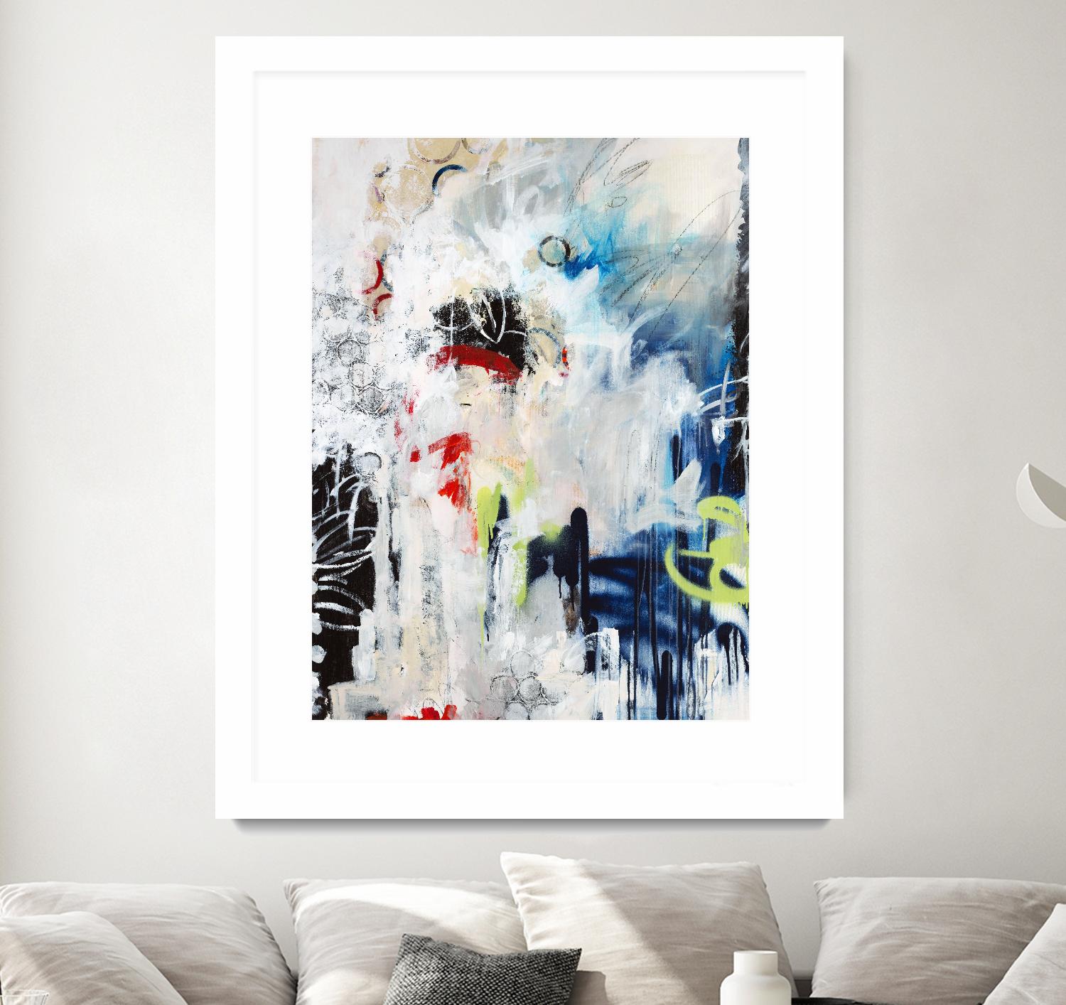 Painted Vase by Daleno Art on GIANT ART - red abstract abstract