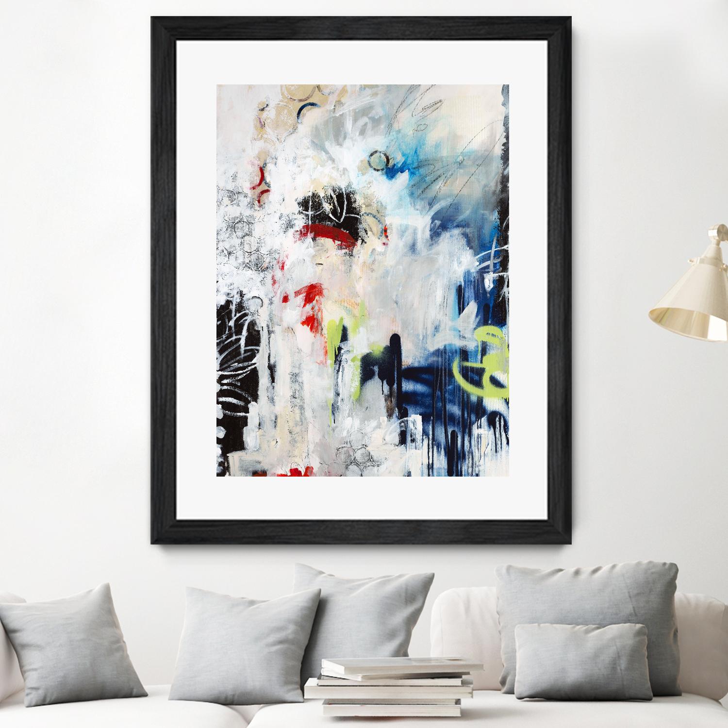 Painted Vase by Daleno Art on GIANT ART - red abstract abstract