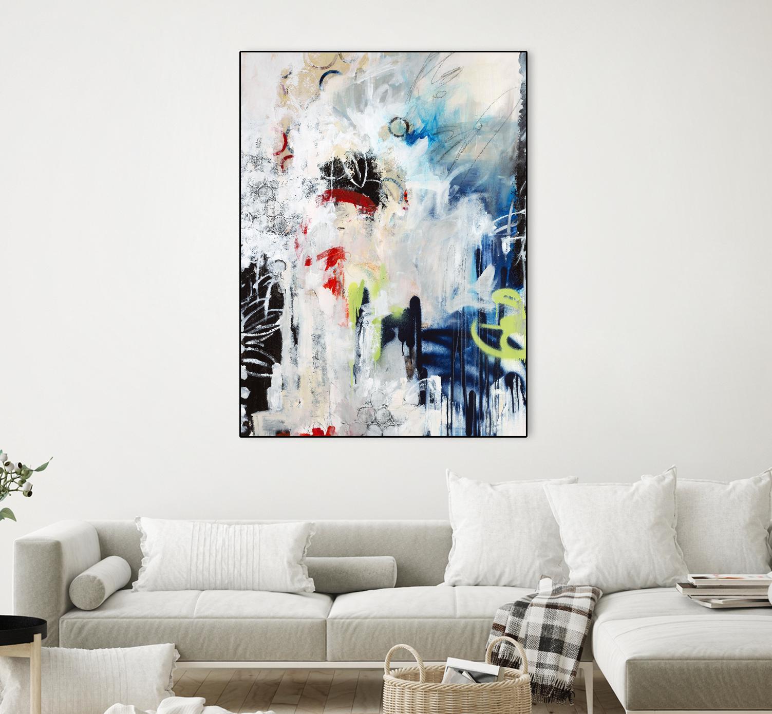 Painted Vase by Daleno Art on GIANT ART - abstract