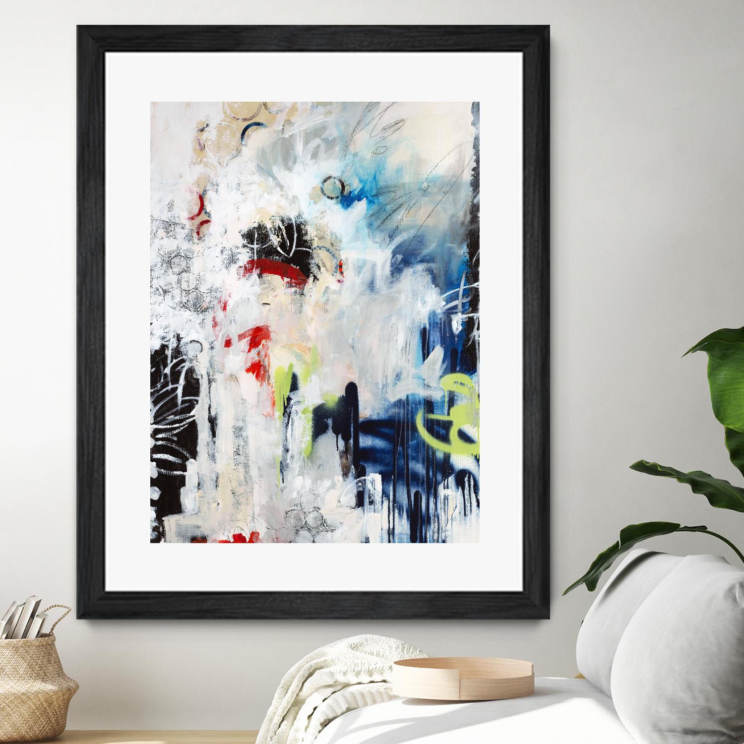 Painted Vase by Daleno Art on GIANT ART - red abstract abstract