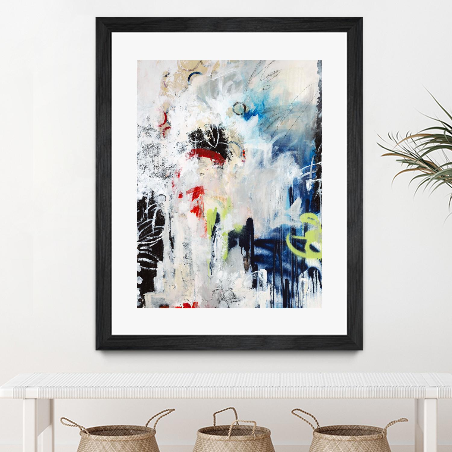 Painted Vase by Daleno Art on GIANT ART - red abstract abstract