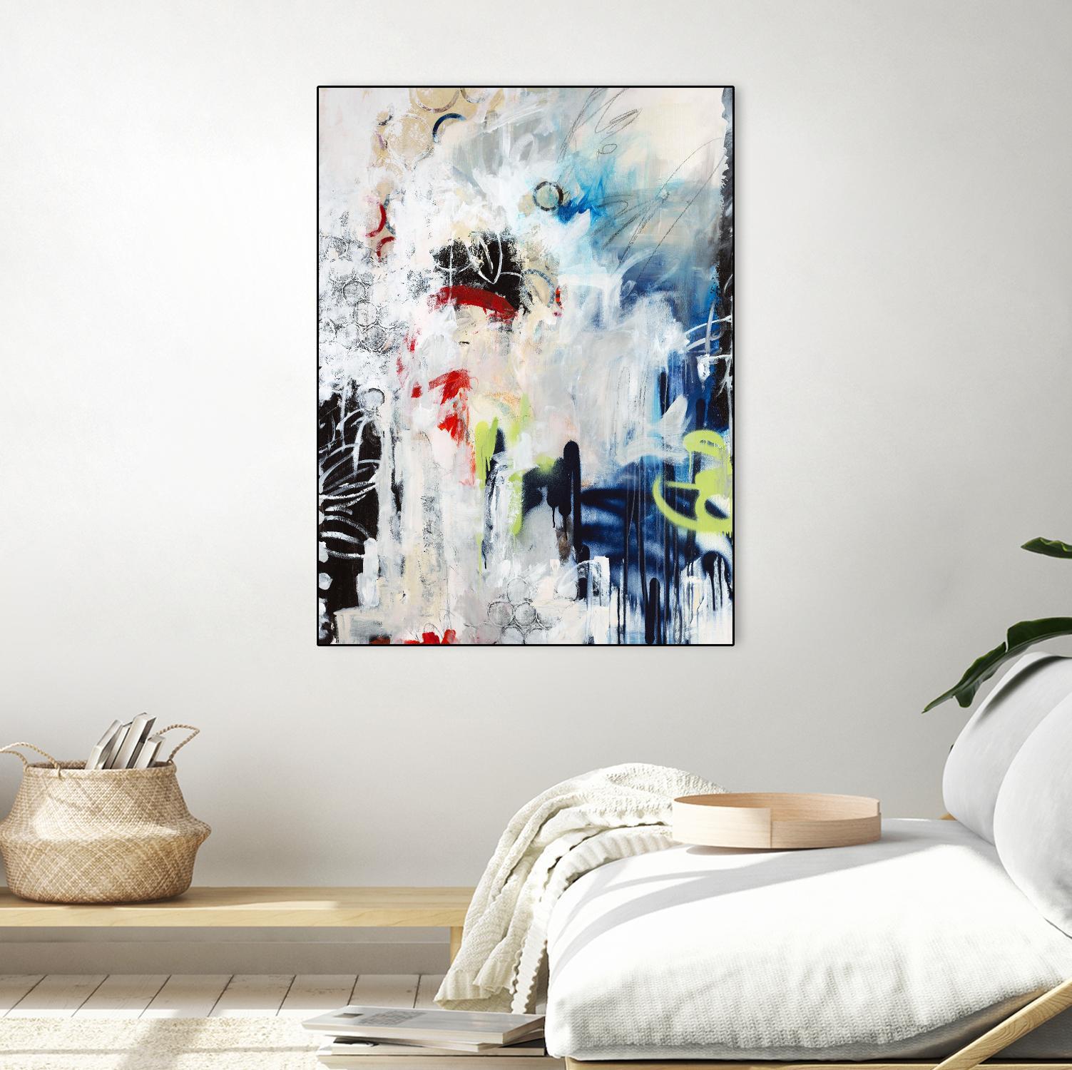 Painted Vase by Daleno Art on GIANT ART - abstract