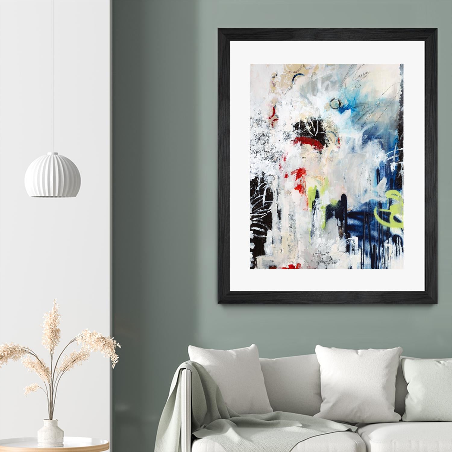 Painted Vase by Daleno Art on GIANT ART - red abstract abstract