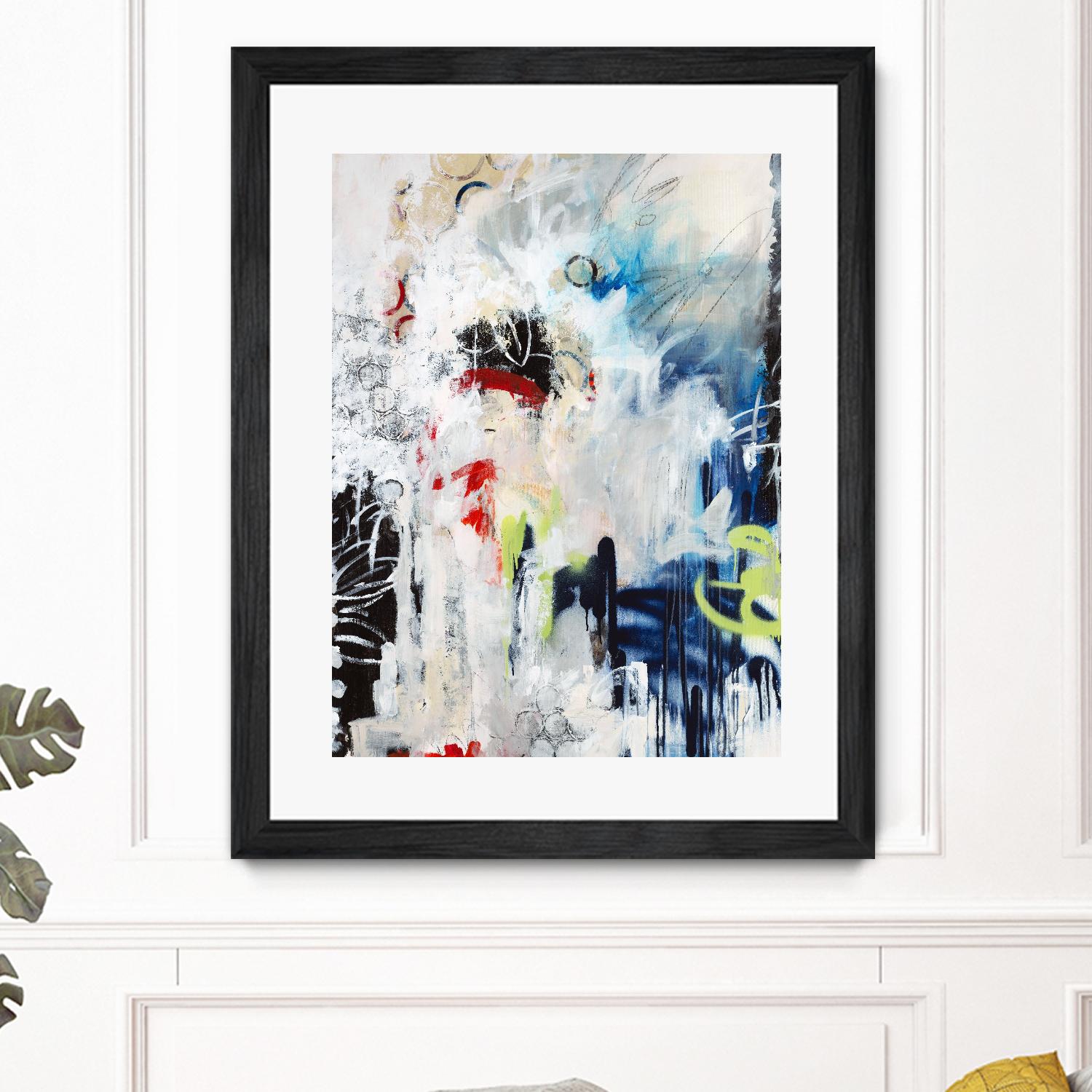 Painted Vase by Daleno Art on GIANT ART - red abstract abstract