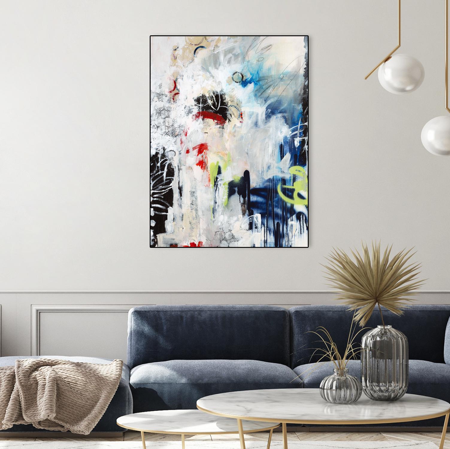 Painted Vase by Daleno Art on GIANT ART - abstract