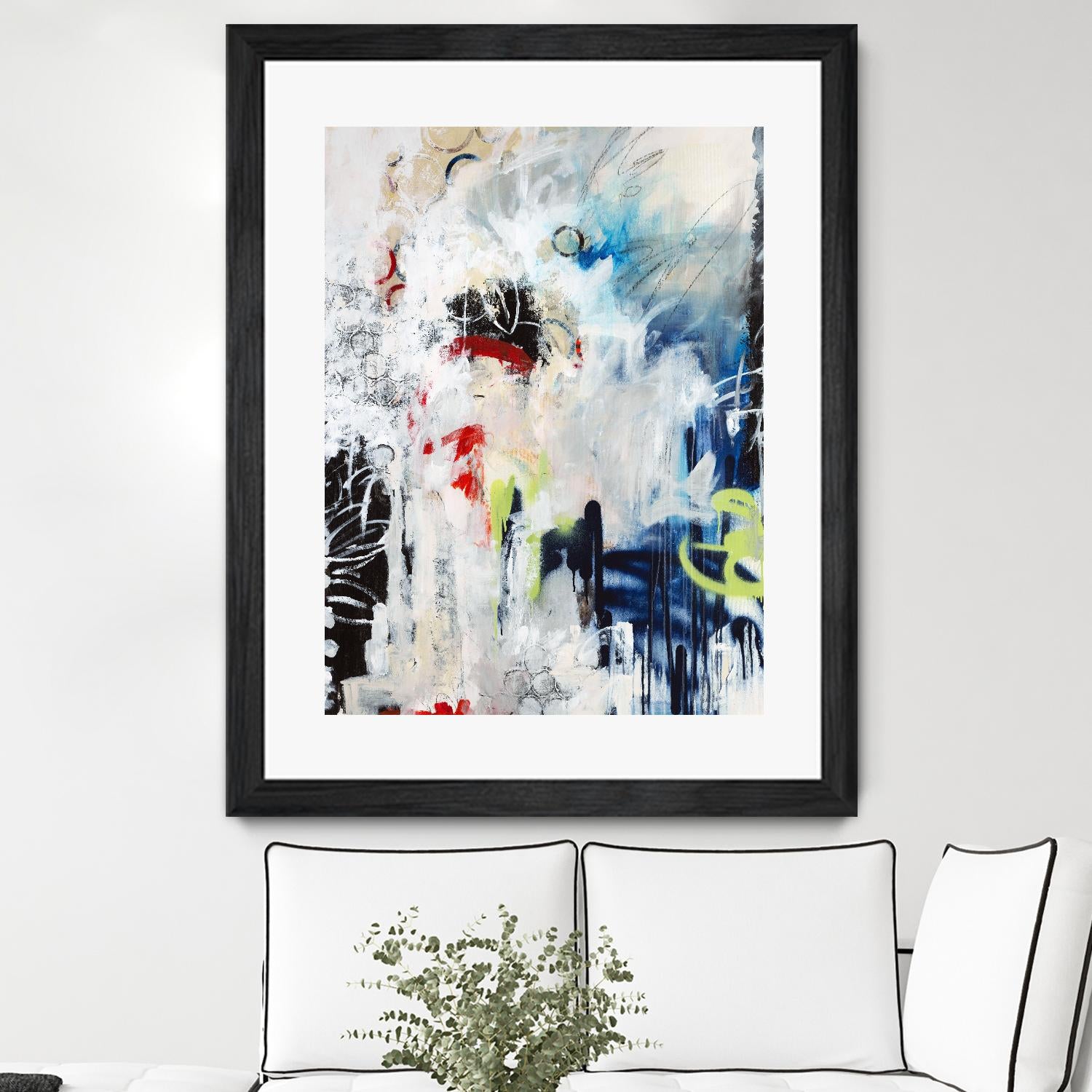 Painted Vase by Daleno Art on GIANT ART - red abstract abstract